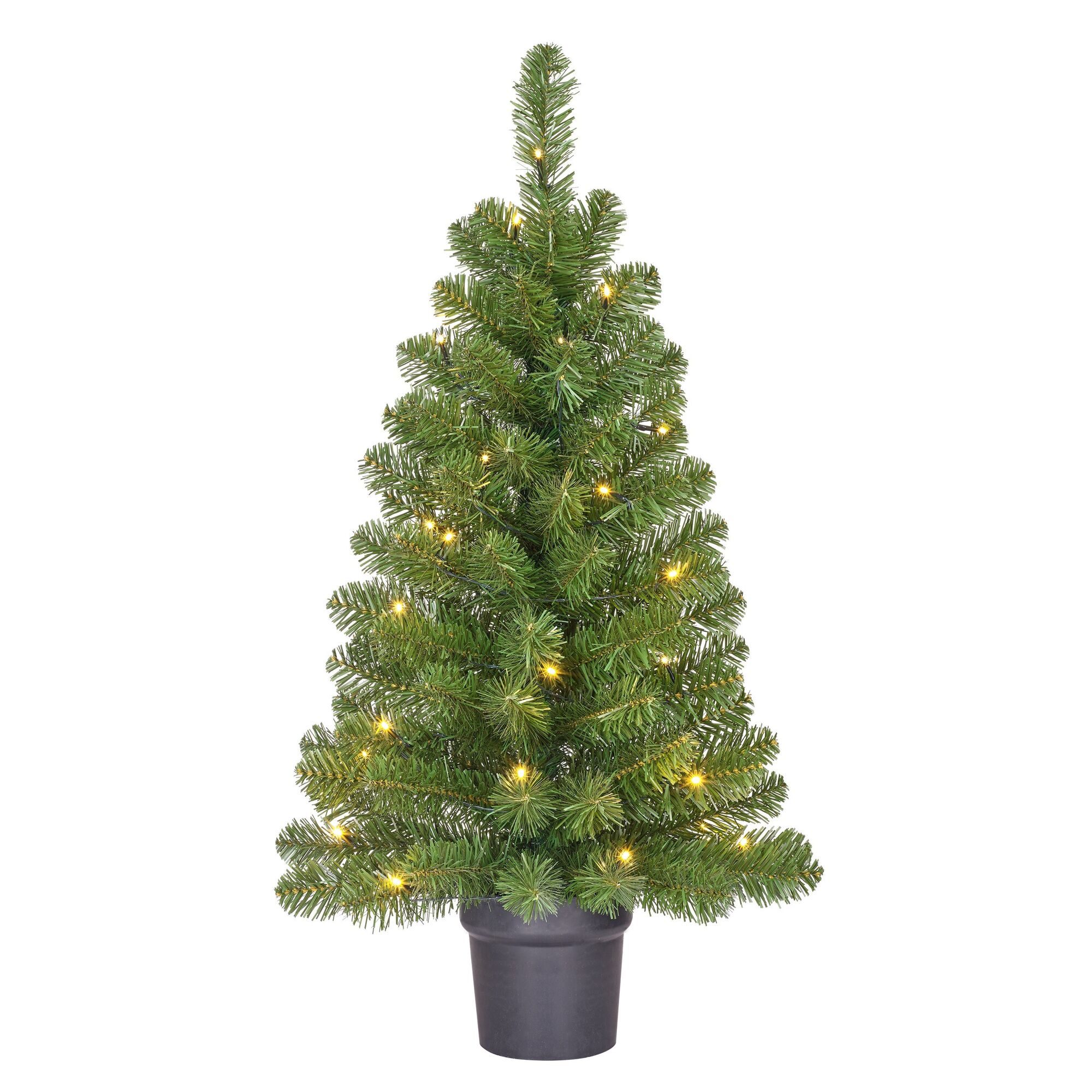 Norton kerstboom potted led groen 30L TIPS 85 battery operated