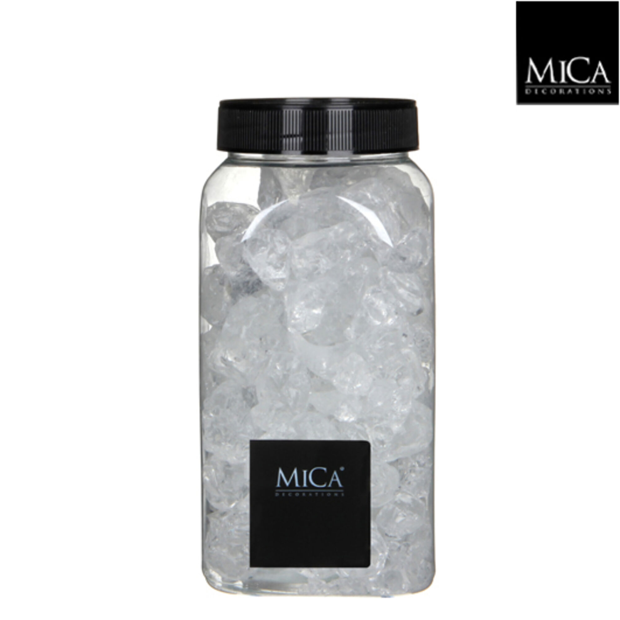 Glas brokken transparant 650ml