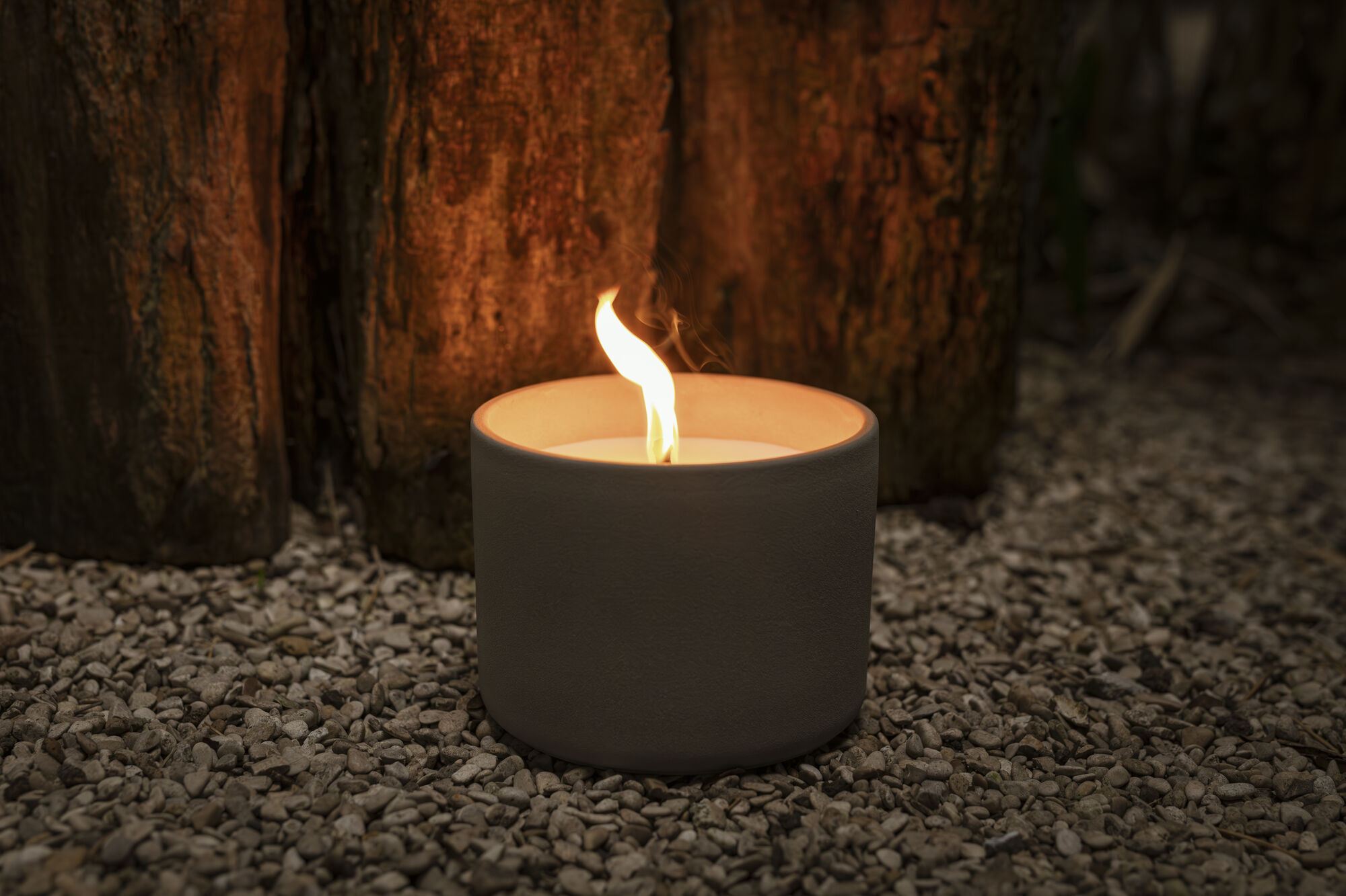 Urban Flame Buitenkaars - cementlook