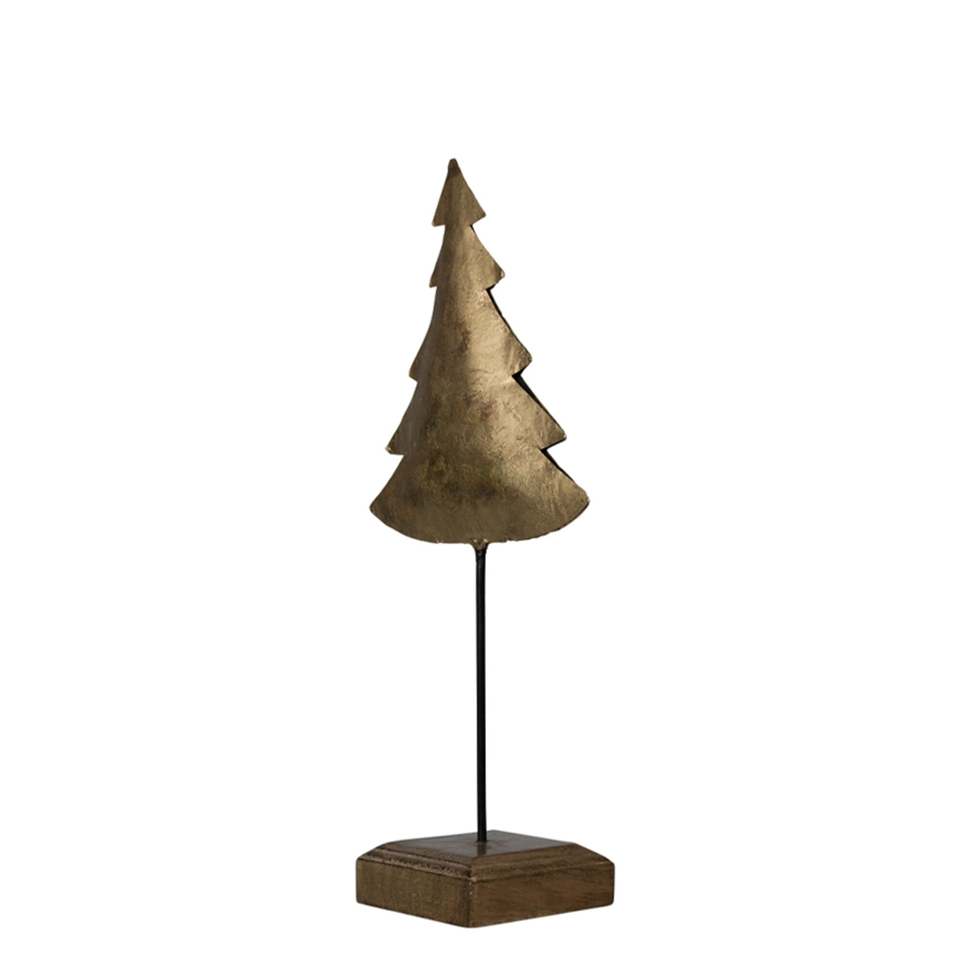 staande kerstboom goud