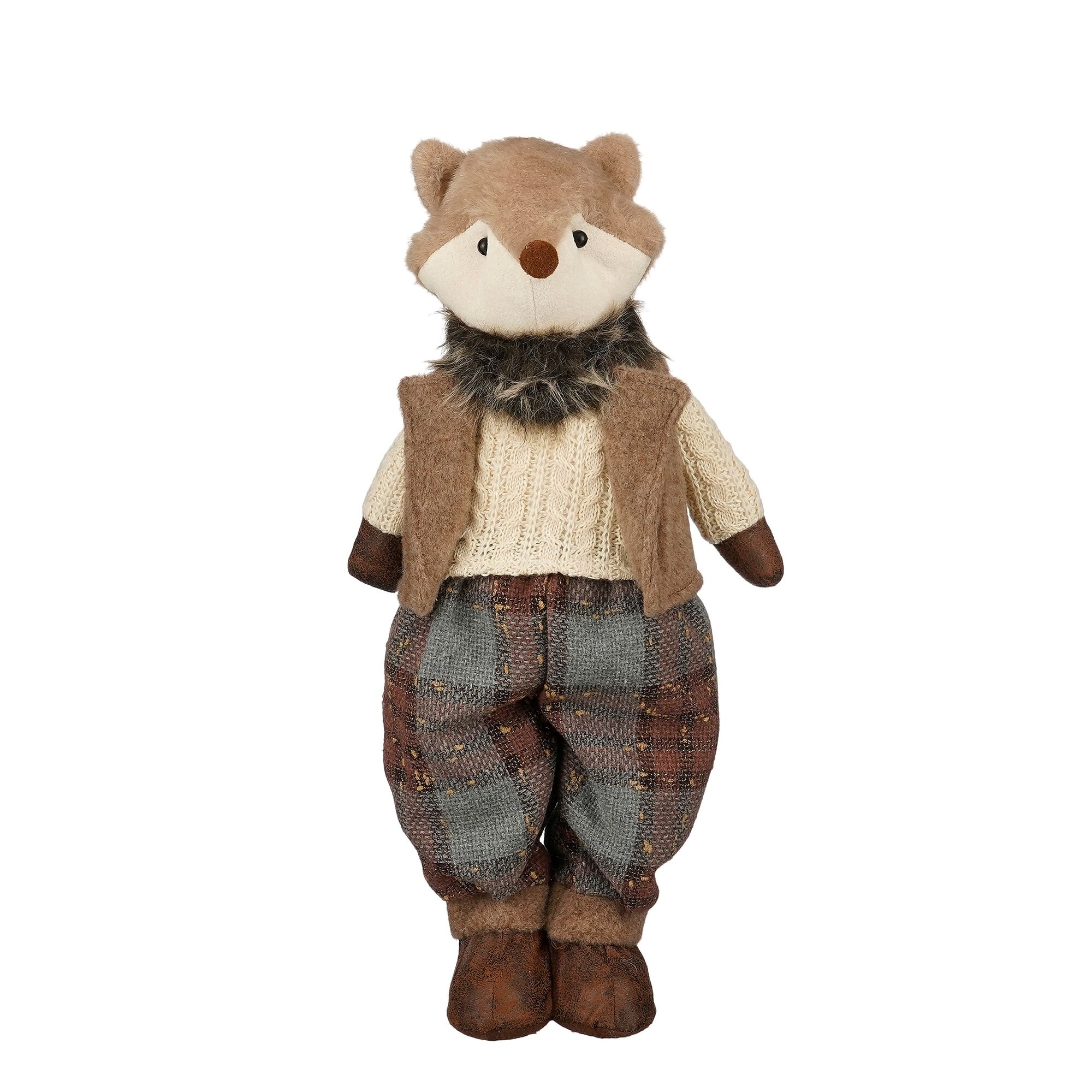 Decoratie vos bruin