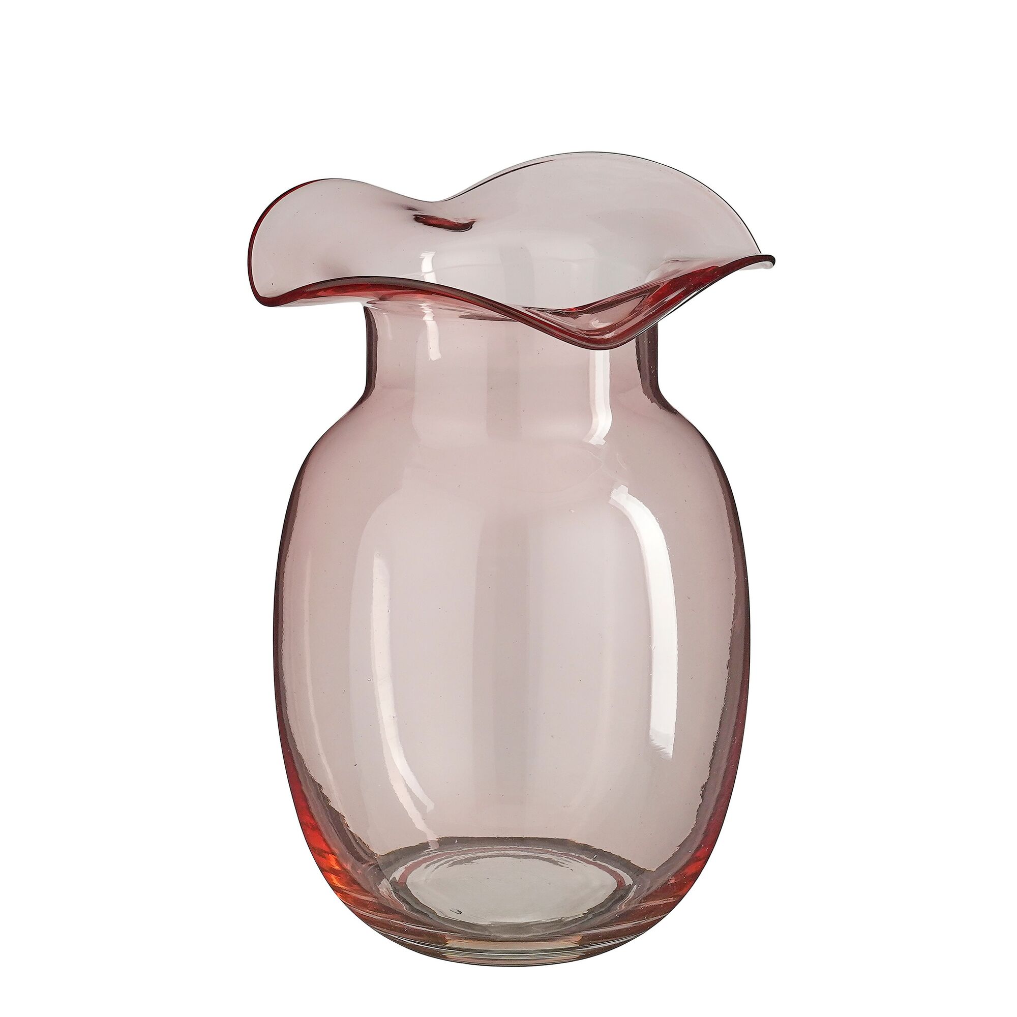 Mira vaas glas roze