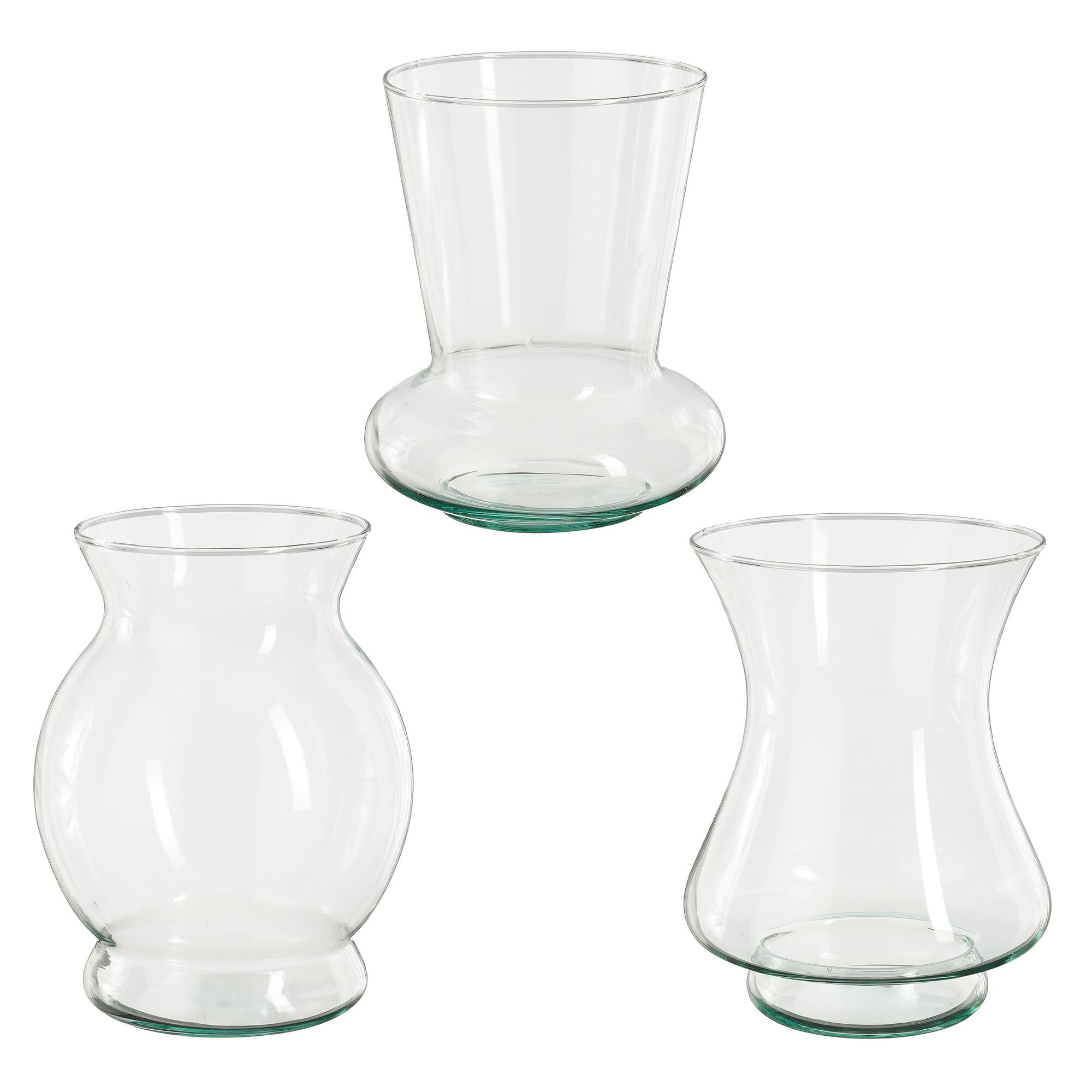Jazz vaas glas 3 assorti 60 stuks PDQ