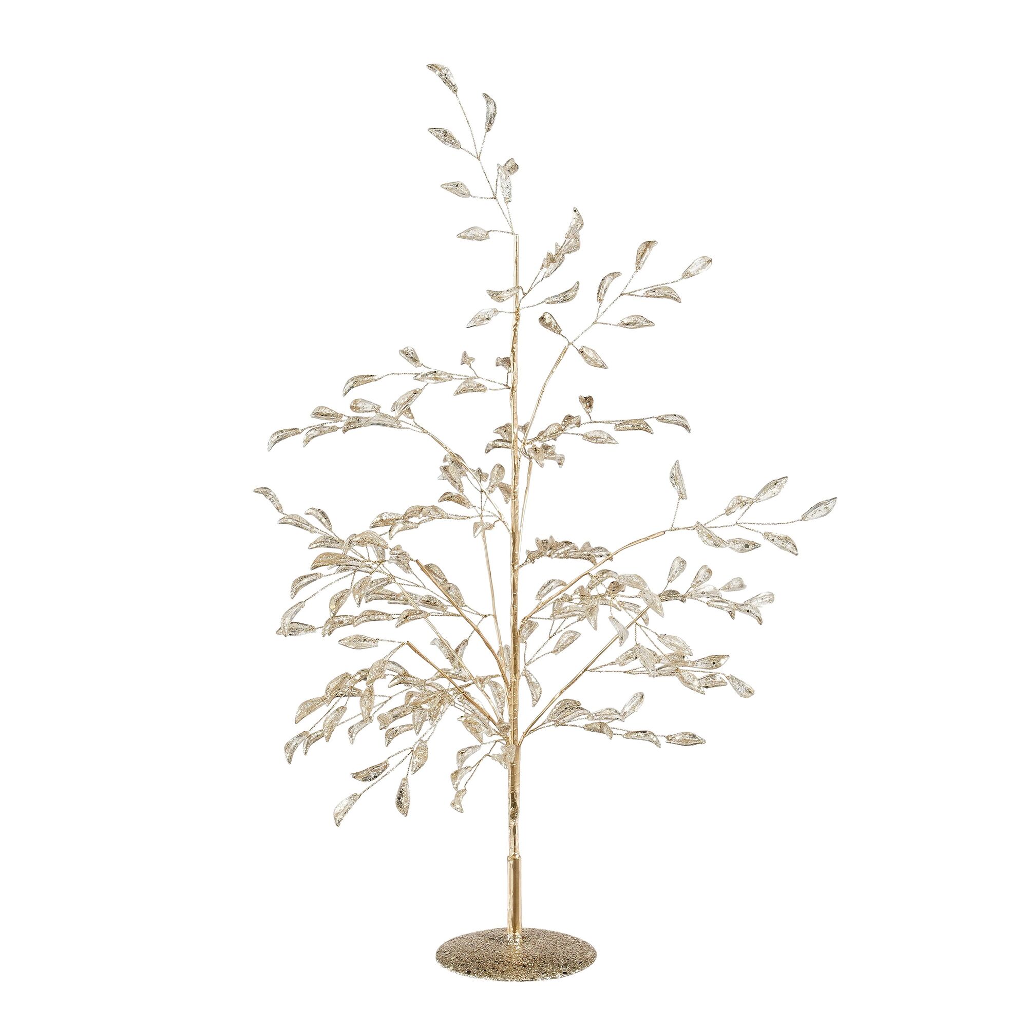 Decoratie boom zilver