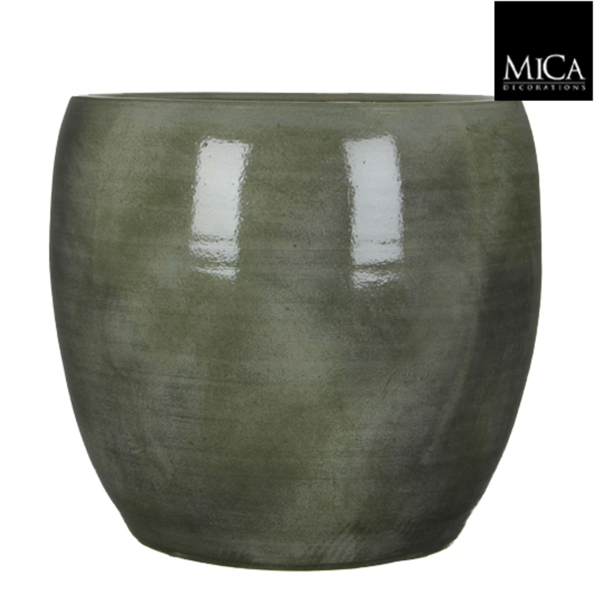 Lester pot rond groen