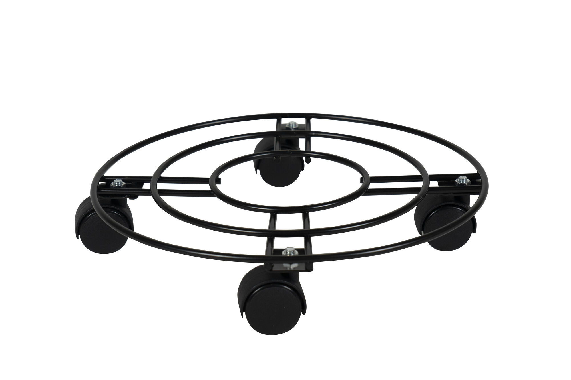 Bloempot Trolley zwart