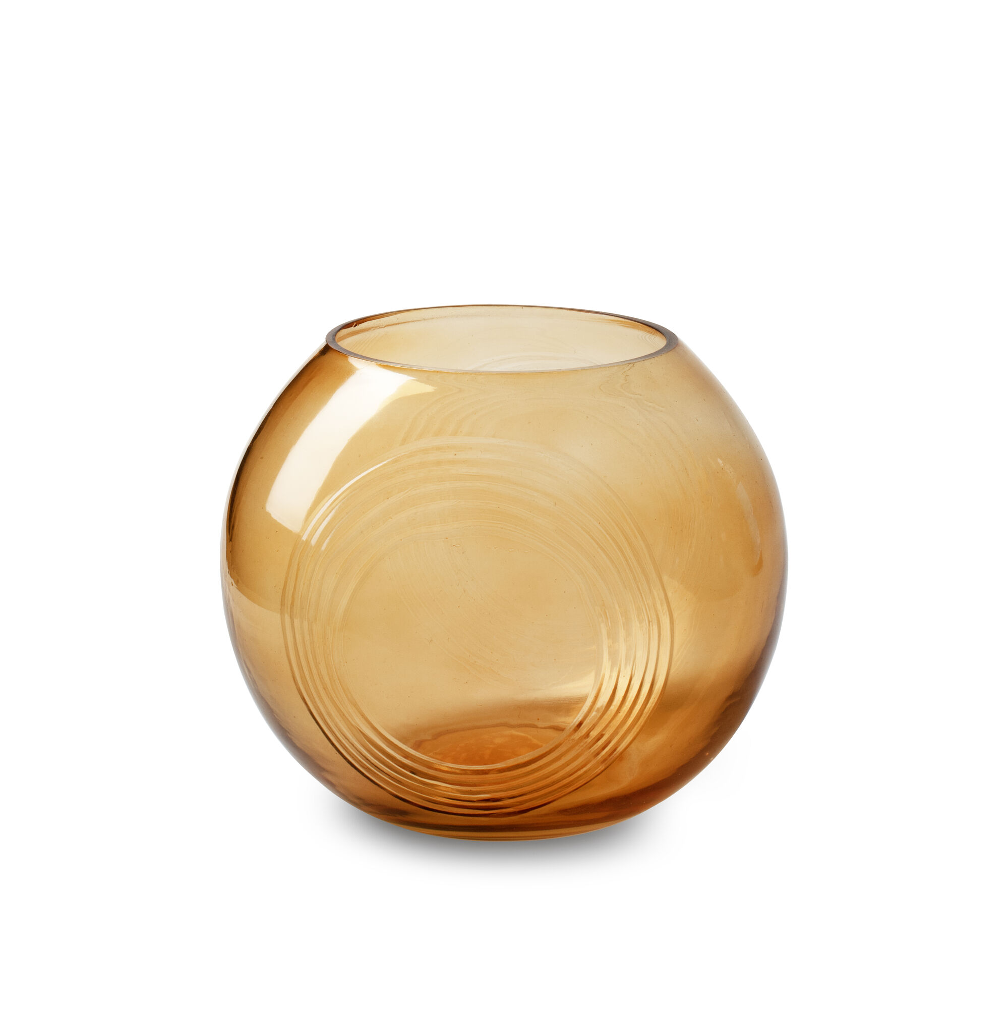 Bolvaas met ringen Janine bruin