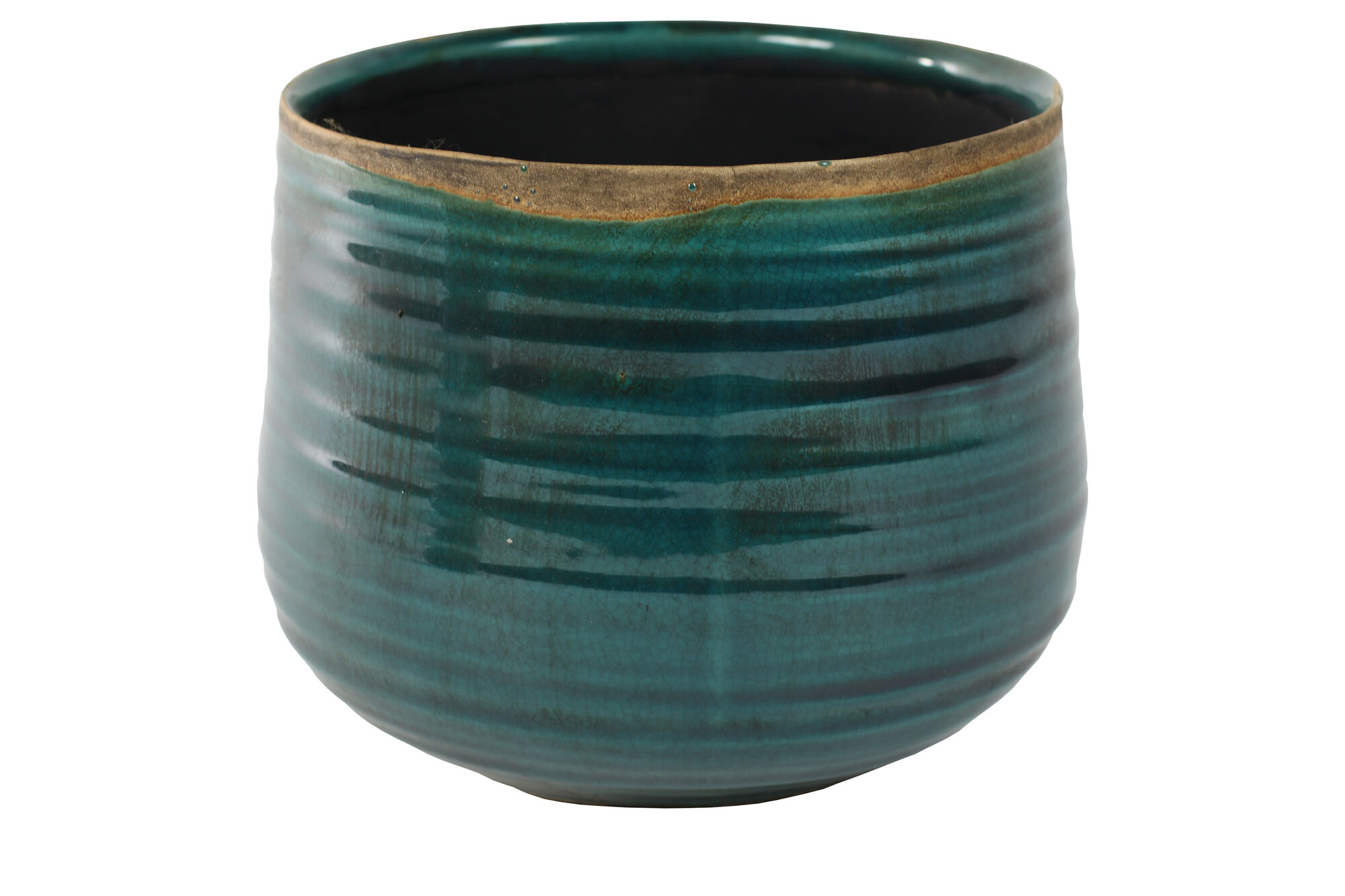 Pot Iris turquoise