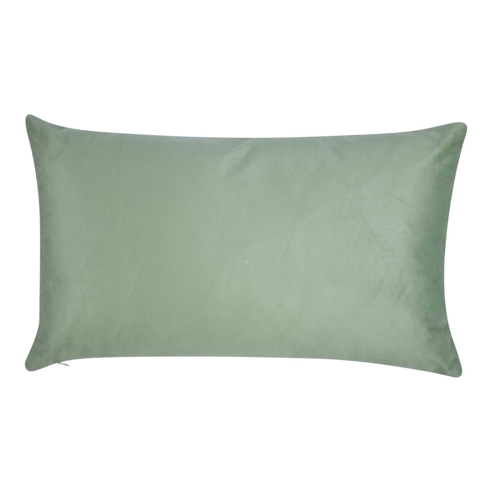 Livorno Kussen velvet geborduurd groen