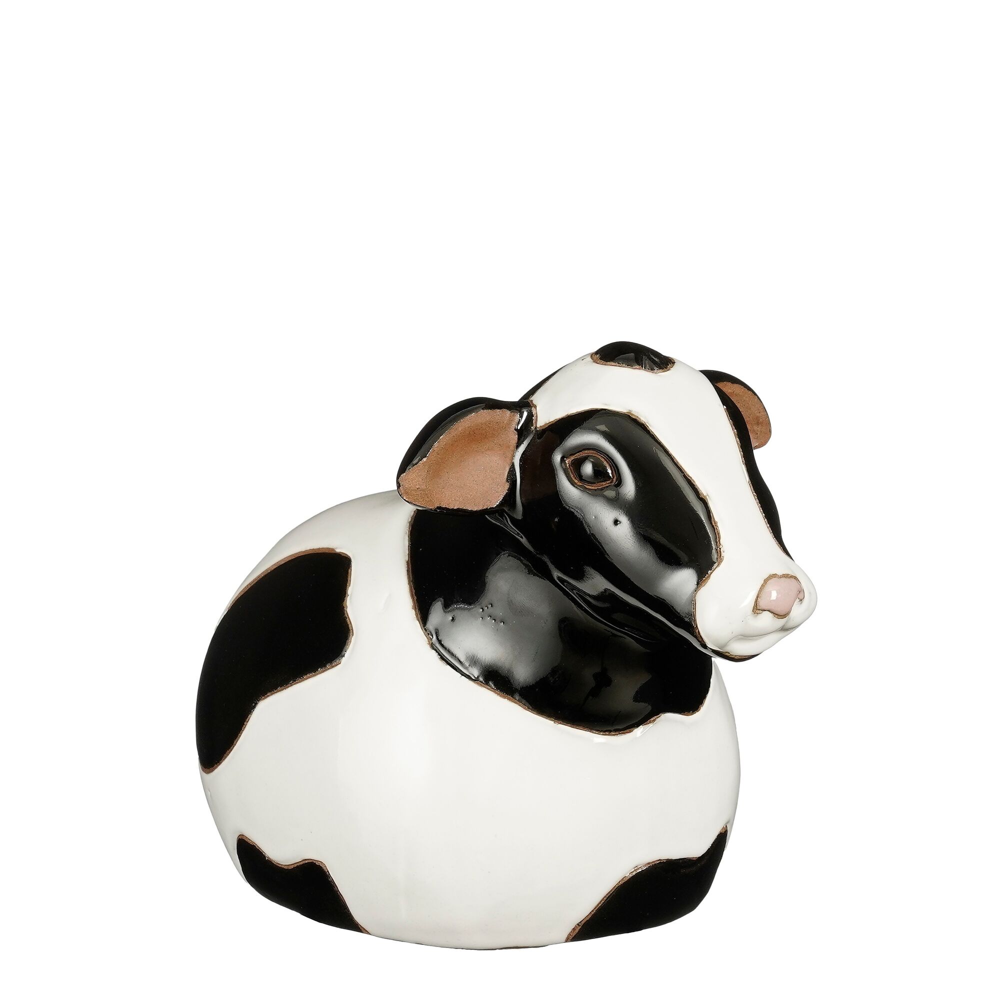 Decoratie koe zwart