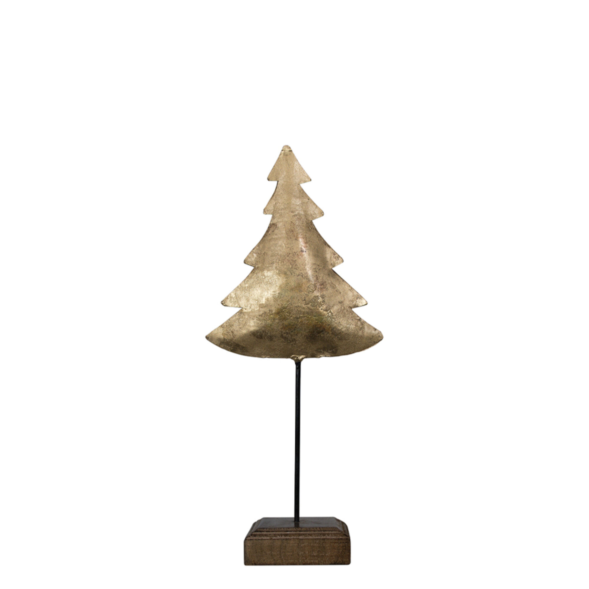 staande kerstboom goud