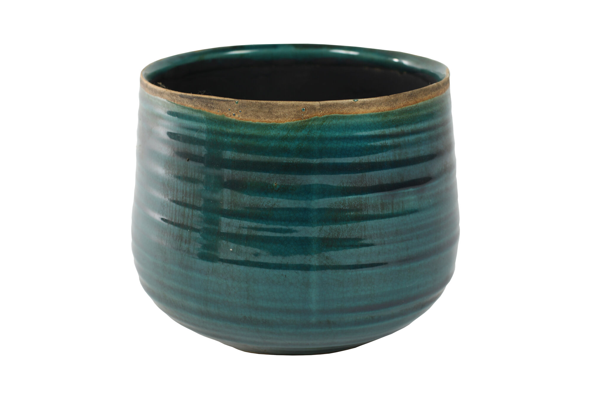 Pot Iris turquoise