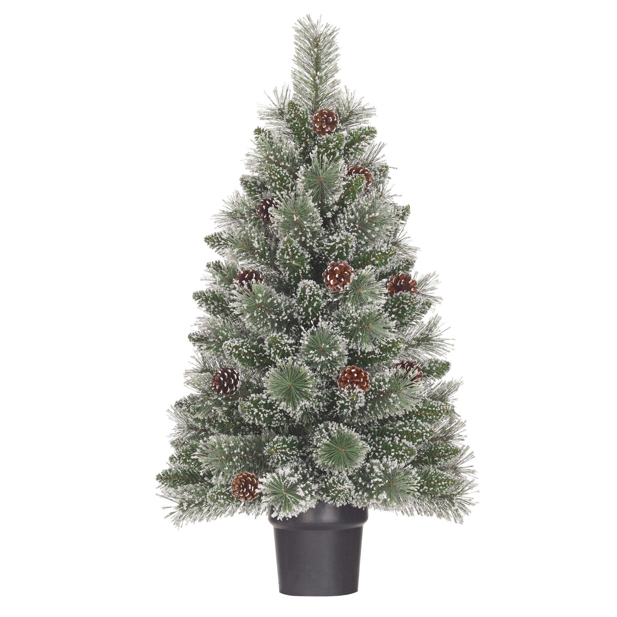 Vandans kerstboom potted groen frosted TIPS 96