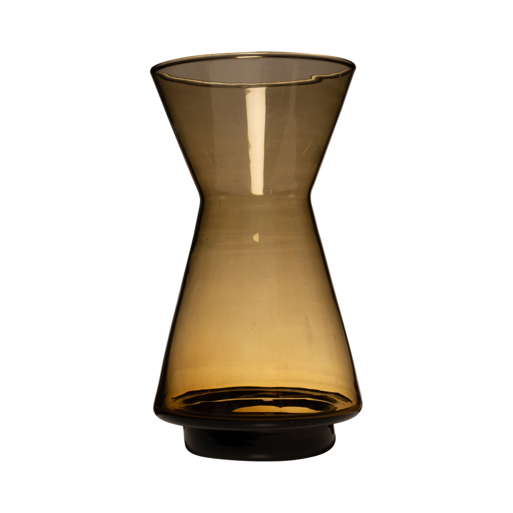 Rianne mondgeblazen Recycled Vaas amber