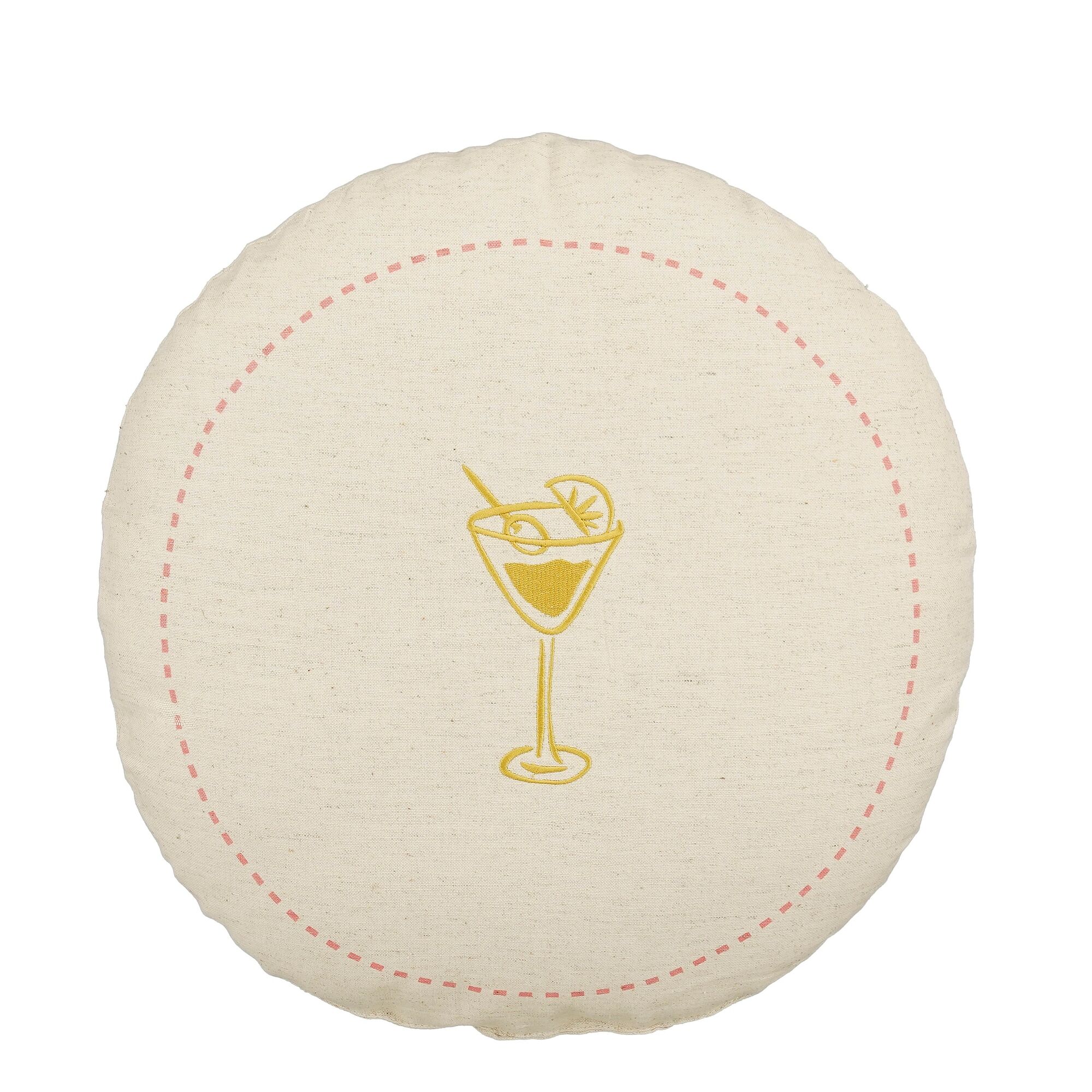 Kussen cocktail oker