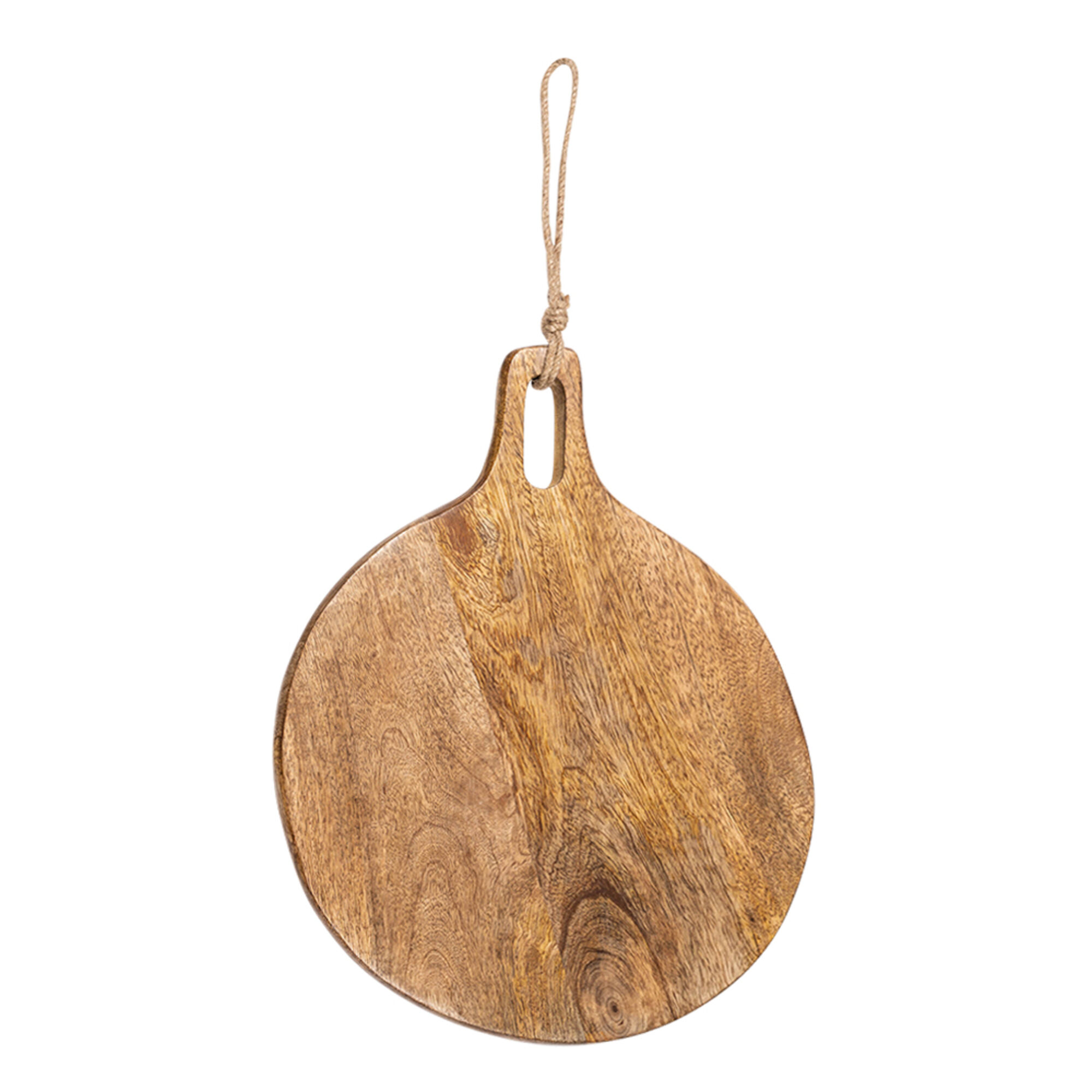 snijplank mango hout rond