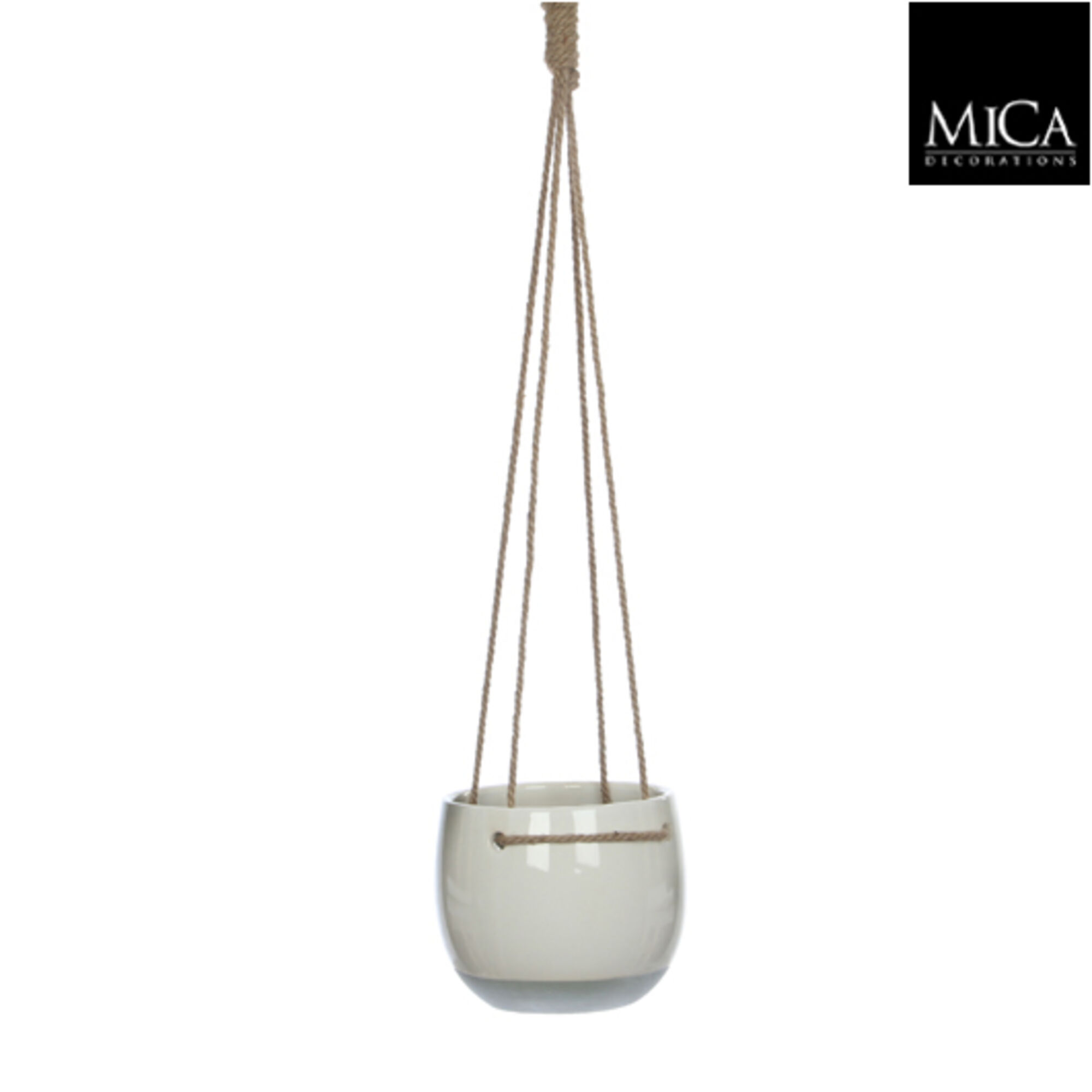Resa hangpot rond wit