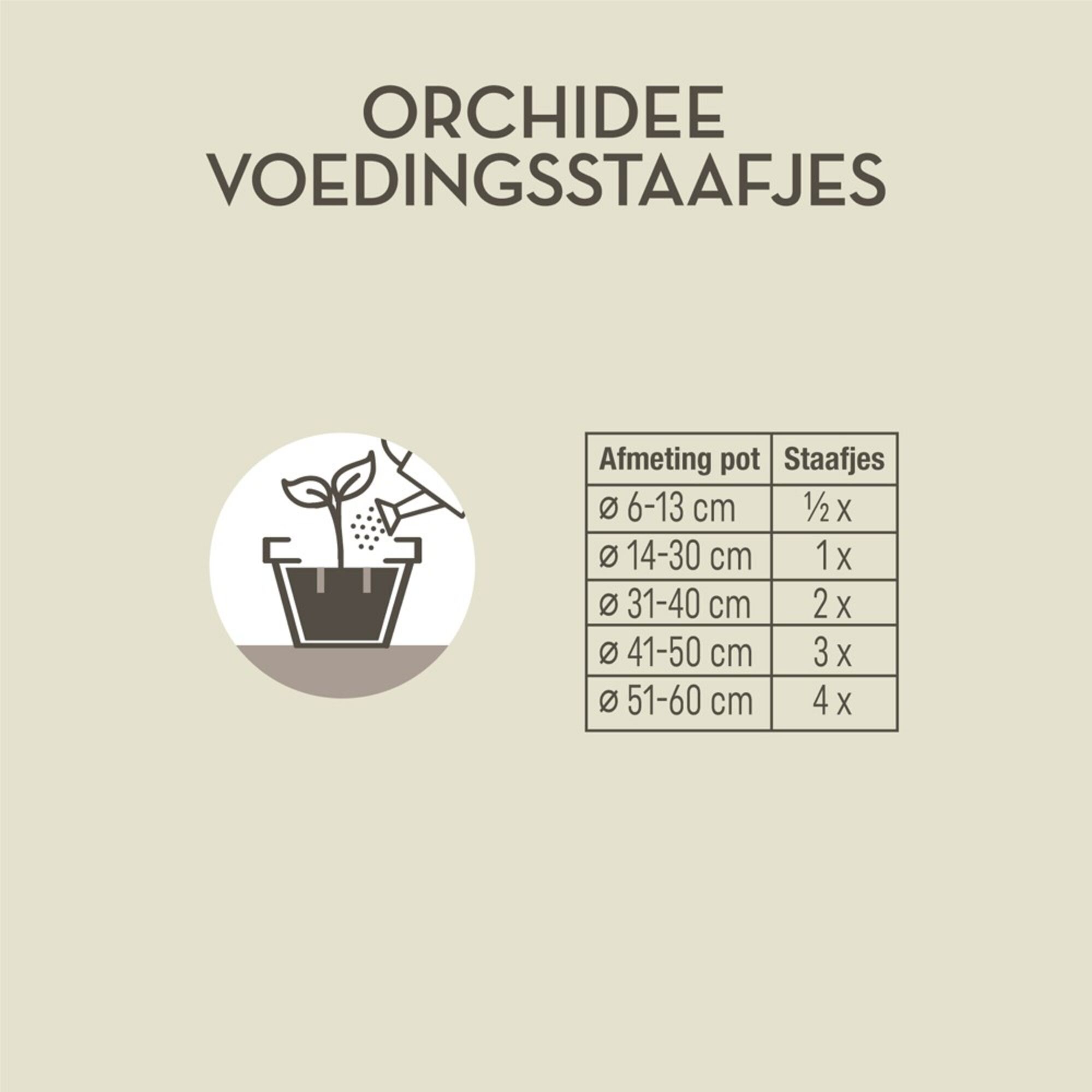Pokon Orchidee Voedingsstaafjes