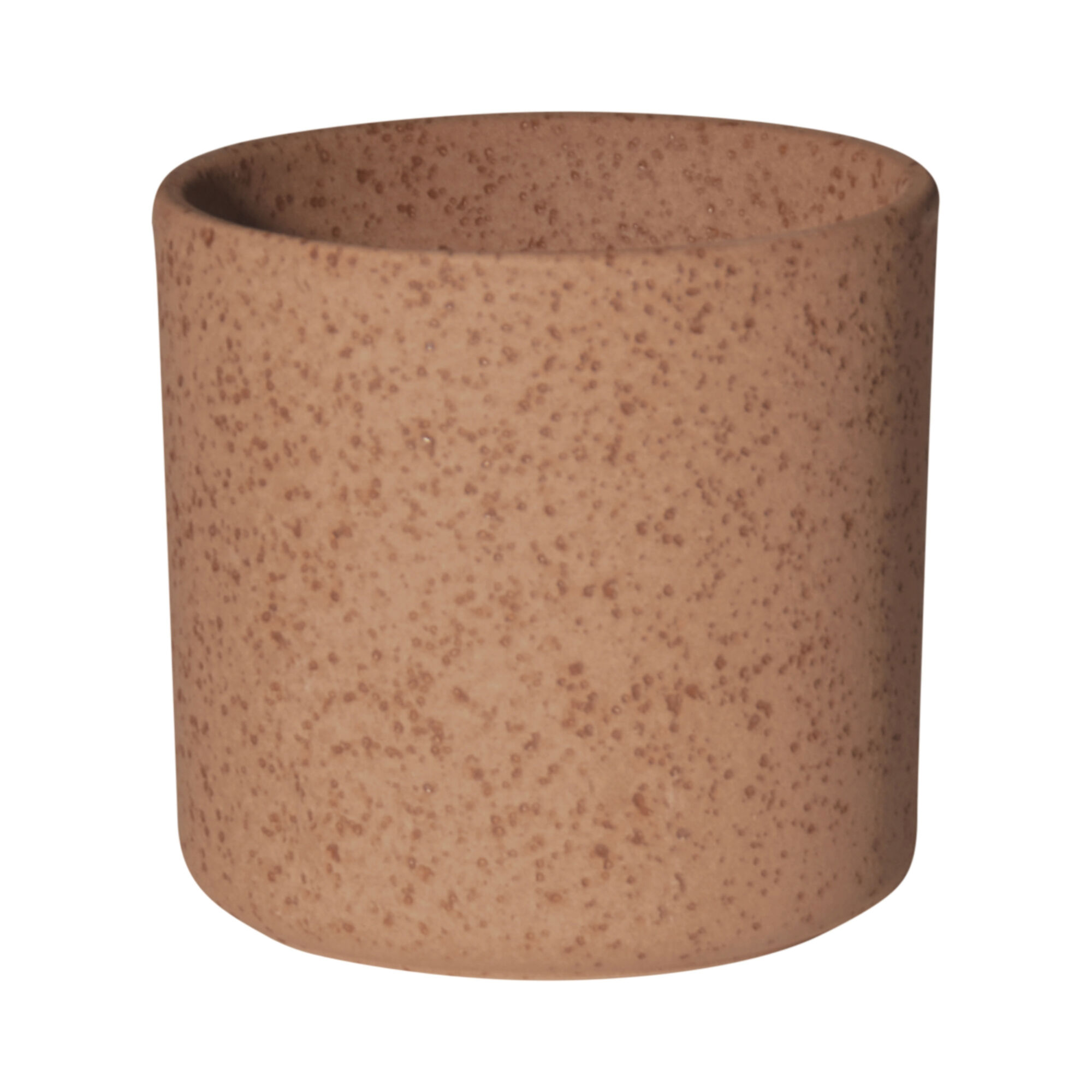Cylinder Bloempot Keramiek bruin