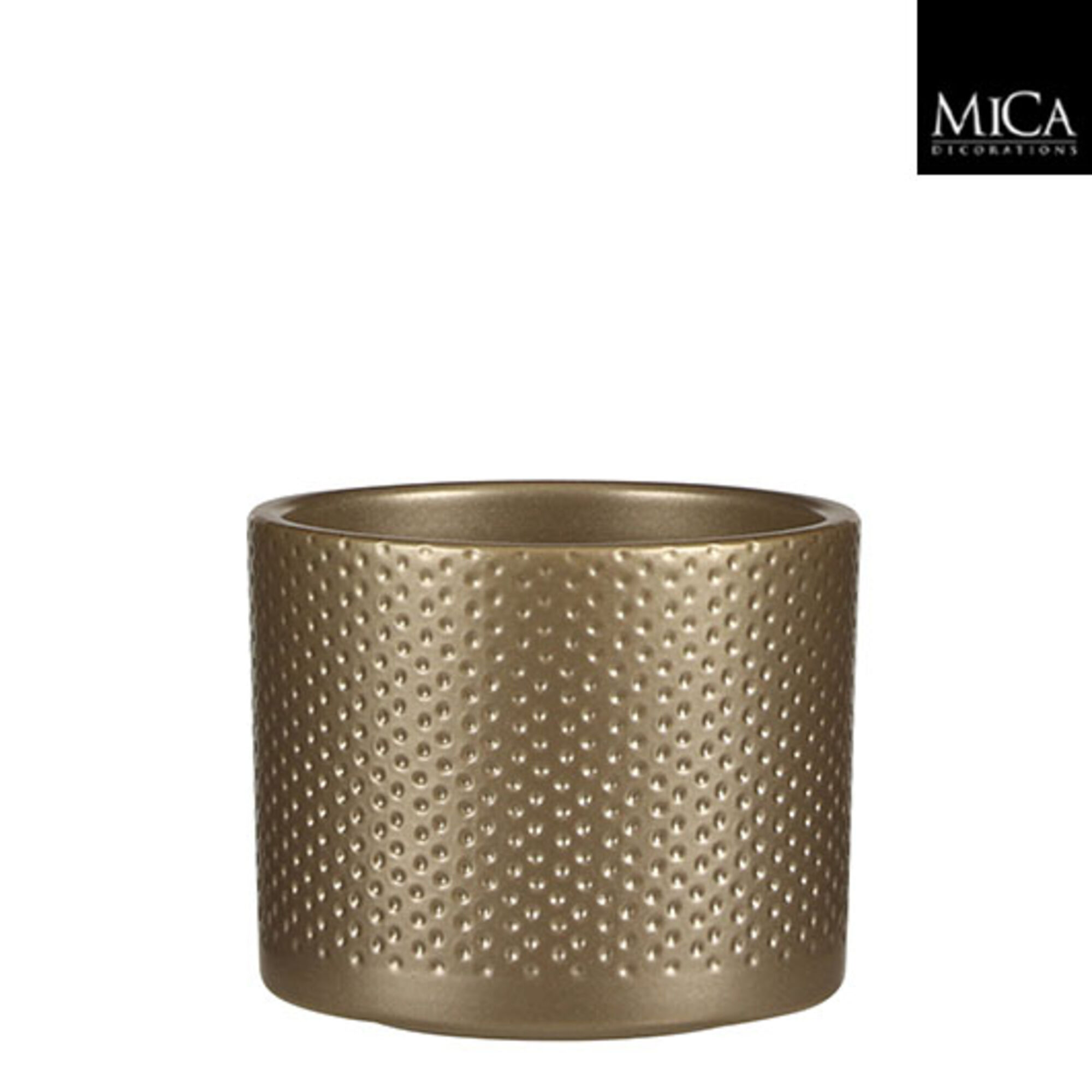 Era pot rond goud relief