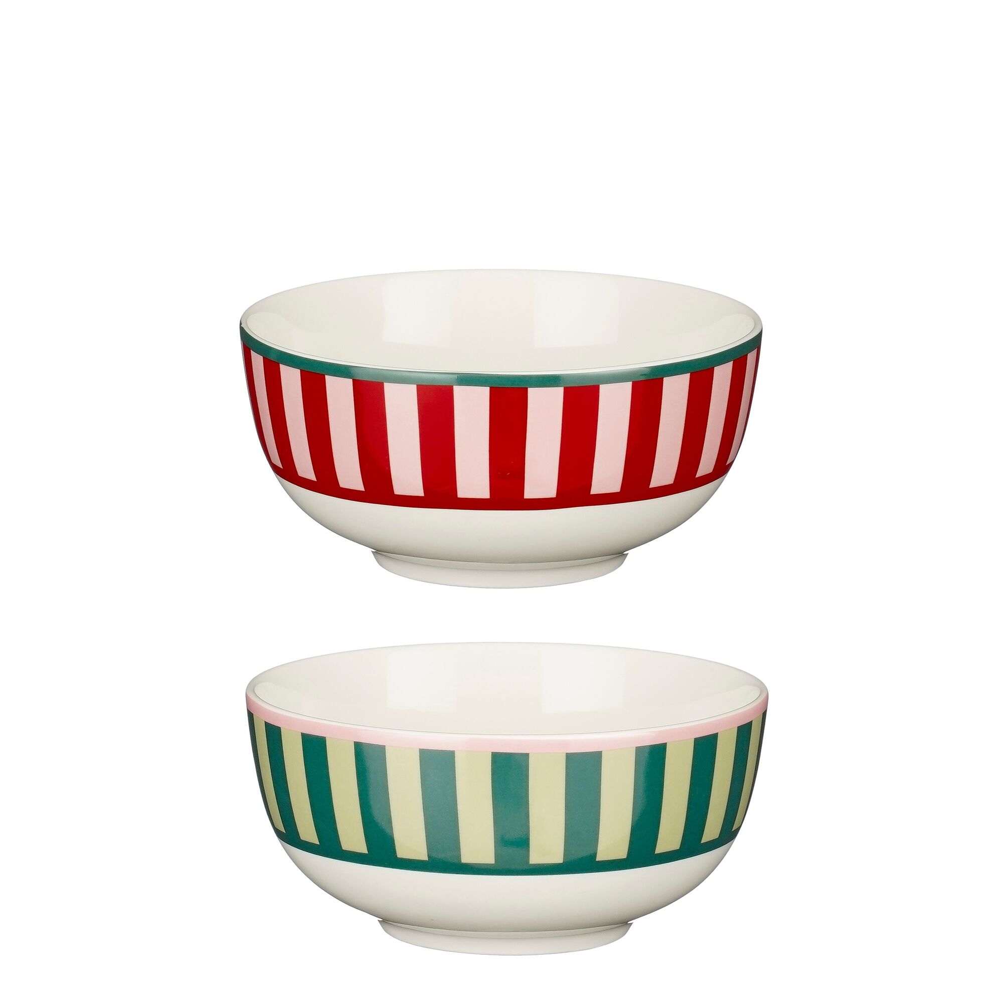 Sofia schaal rood groen 2 assorti