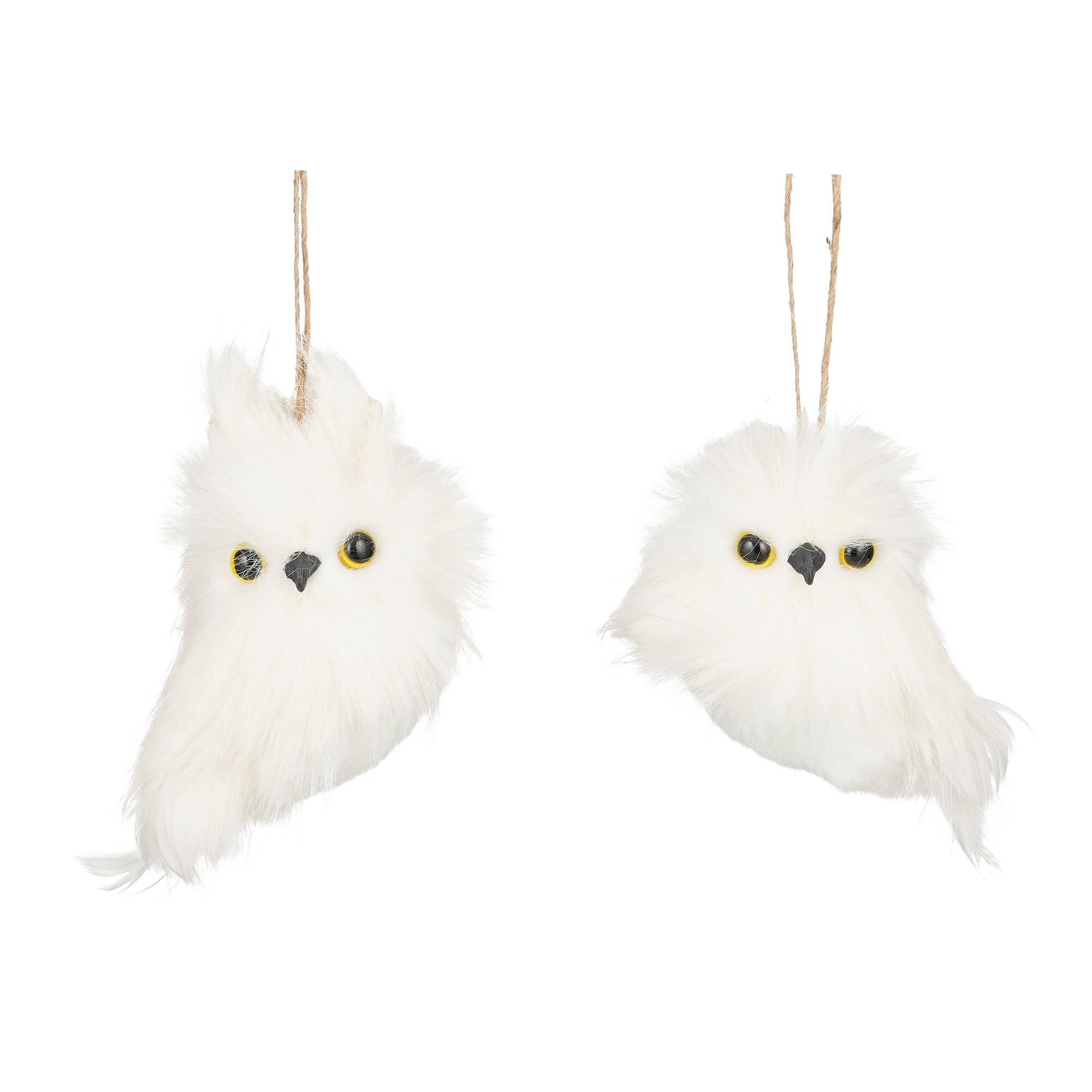 Ornament uil wit 2 assorti