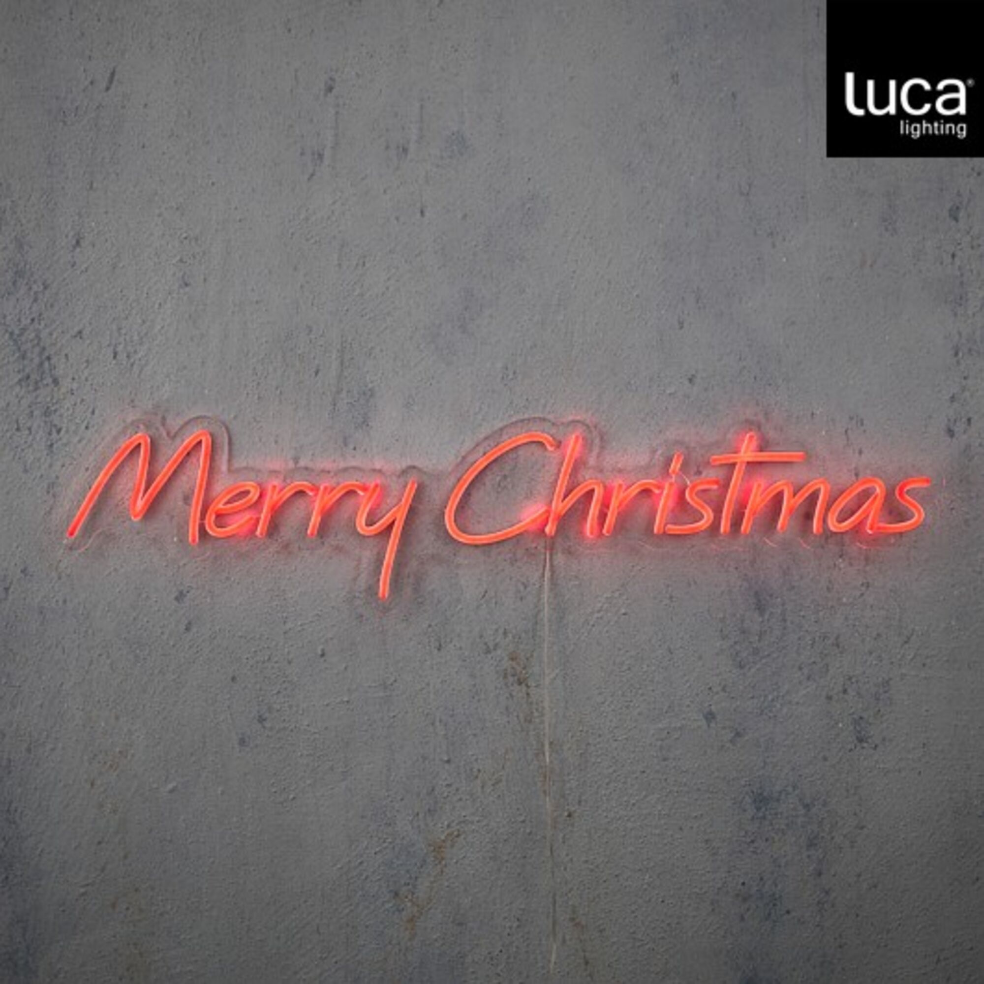 Neon light merry christmas rood 300led IP20 adapter included