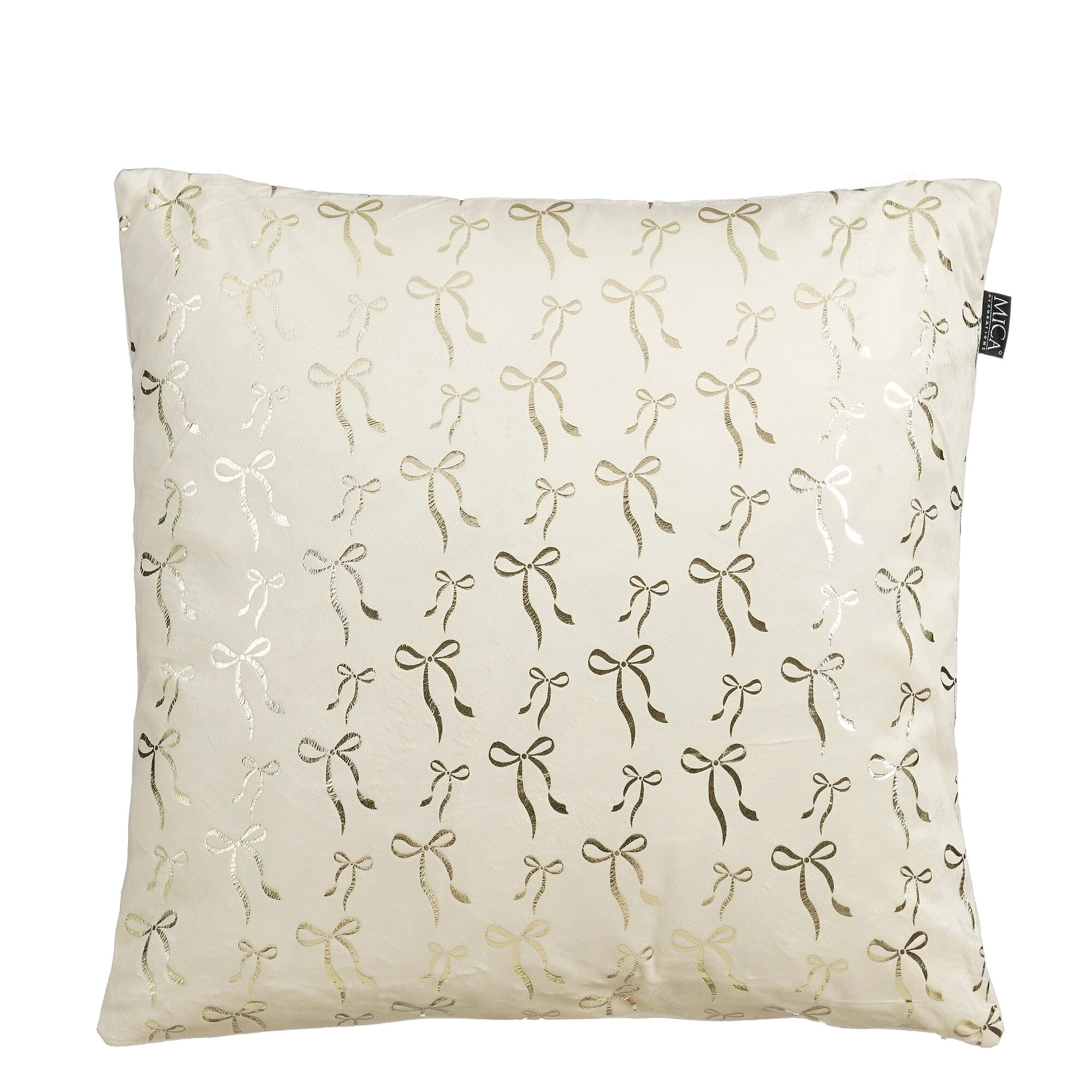 Kussen strik creme