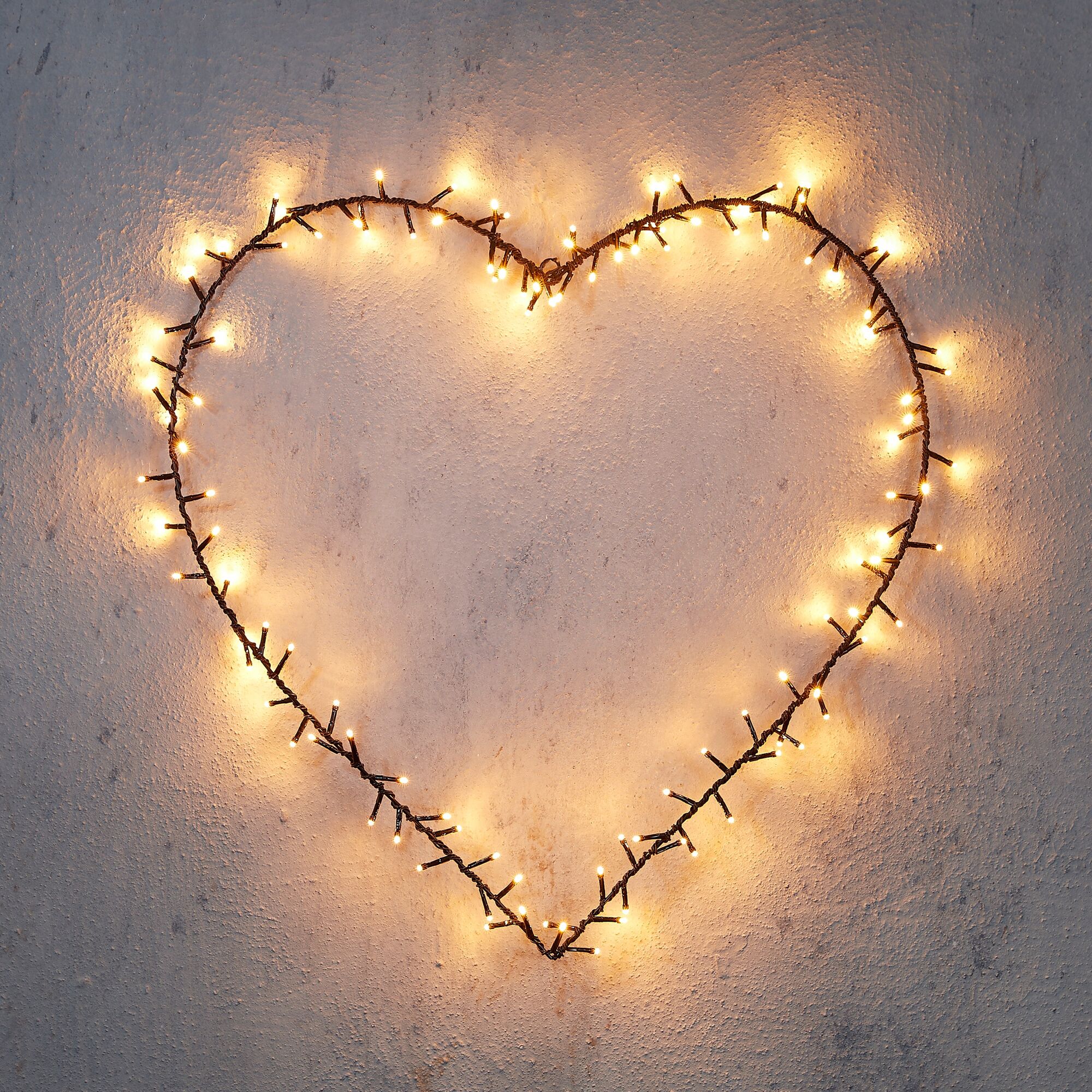 Hart zwart warm wit 120 led IP44 adapter included en timer
