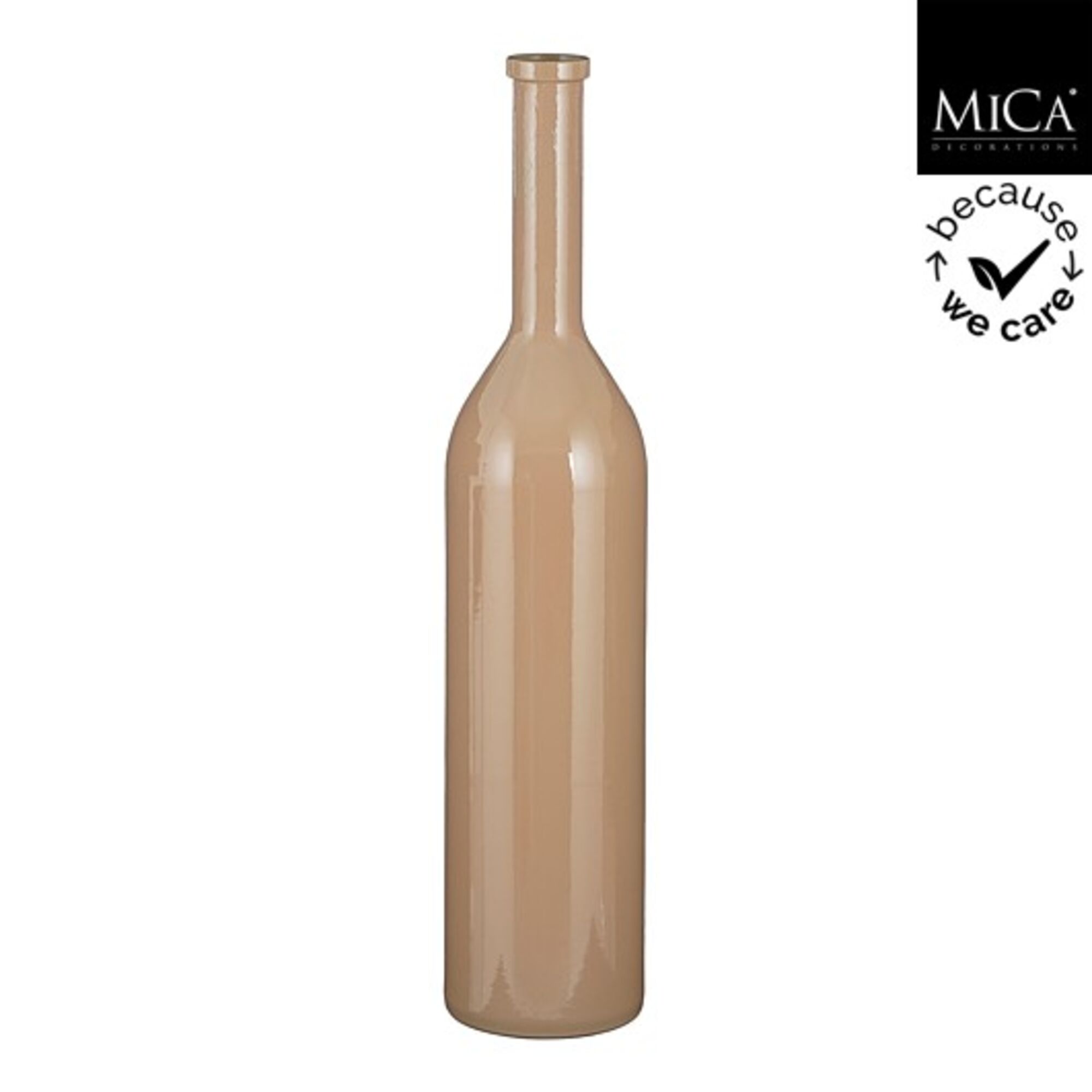 Rioja fles recycled glas taupe