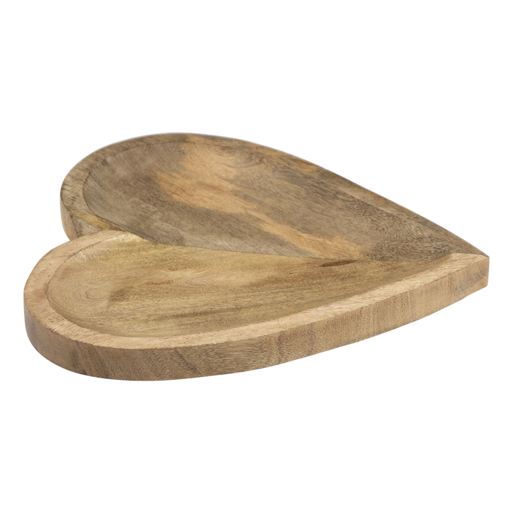 schaal hart mango hout
