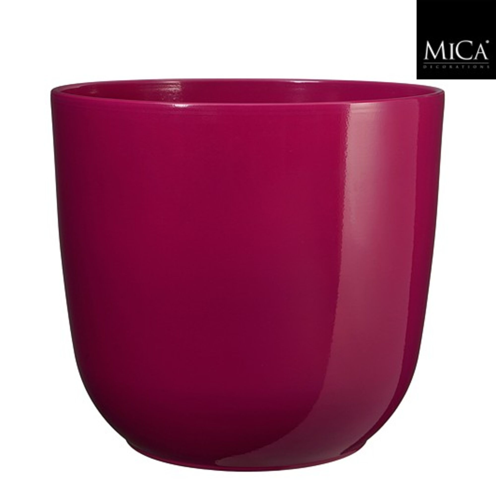 Tusca pot rond fuchsia