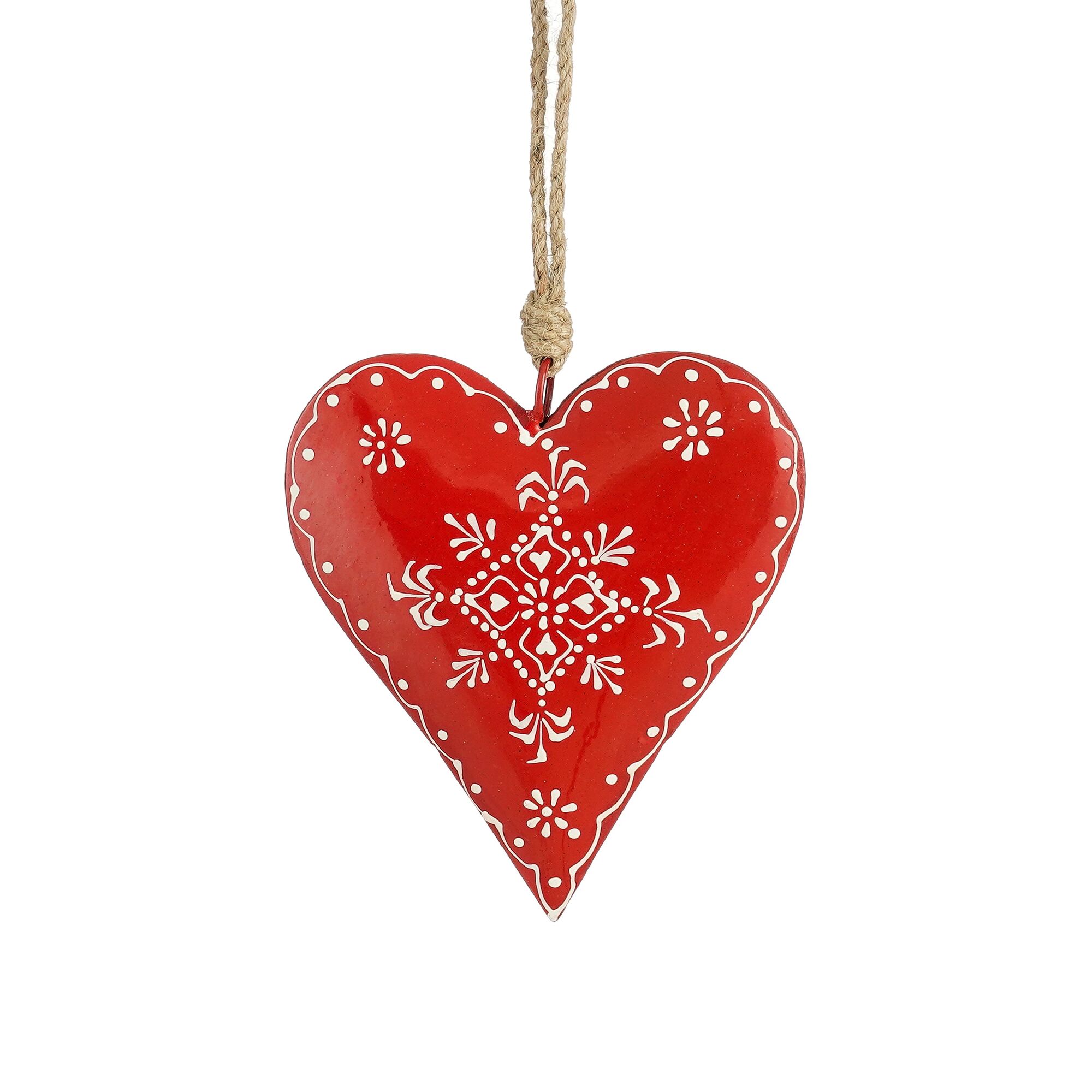 Ornament hart rood