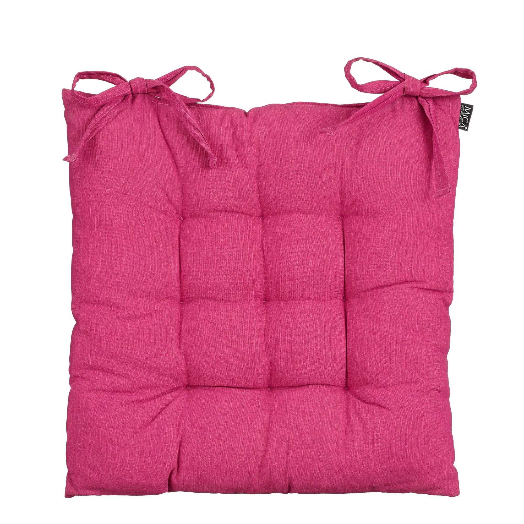 Como stoelkussen d.roze