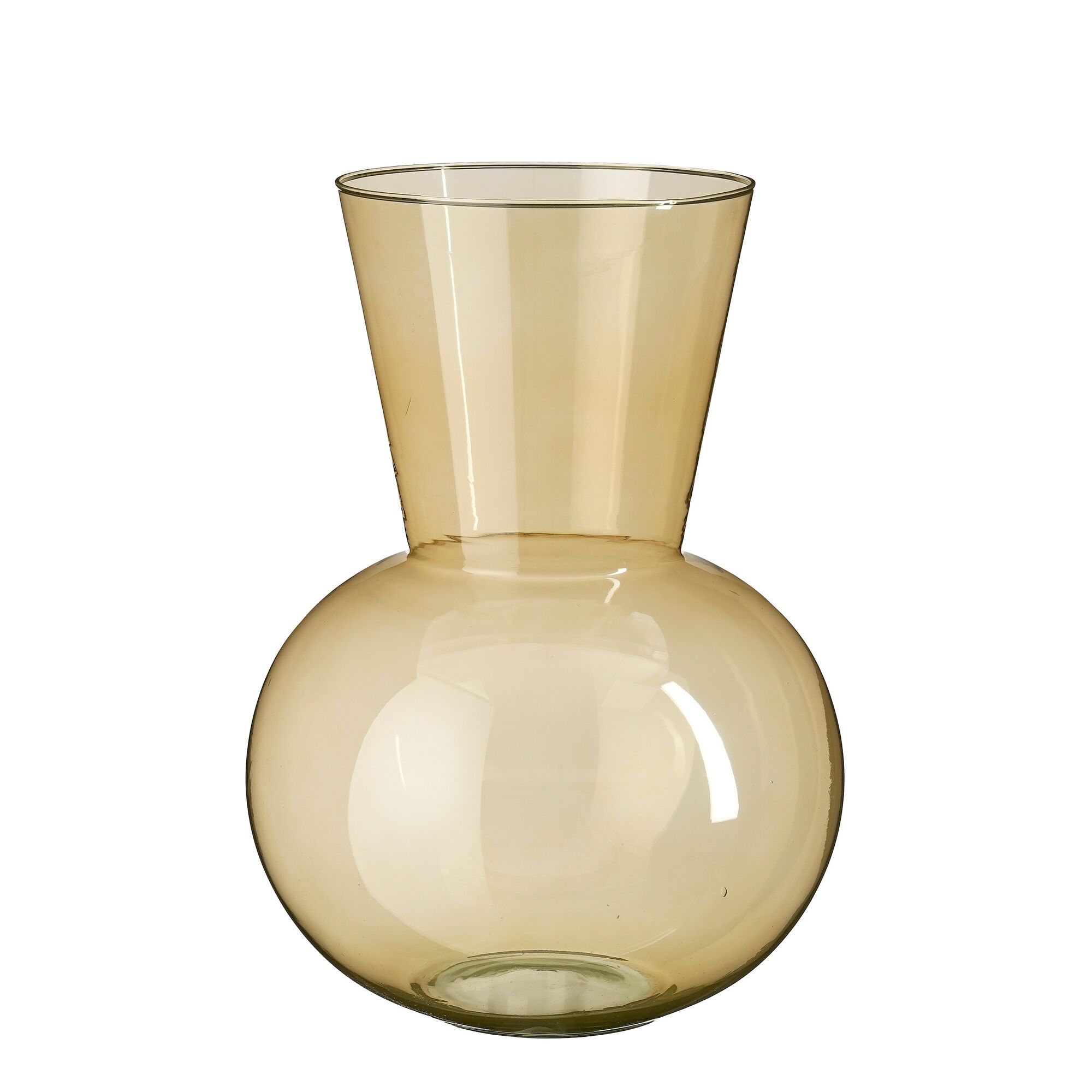 Fancy vaas glas oker