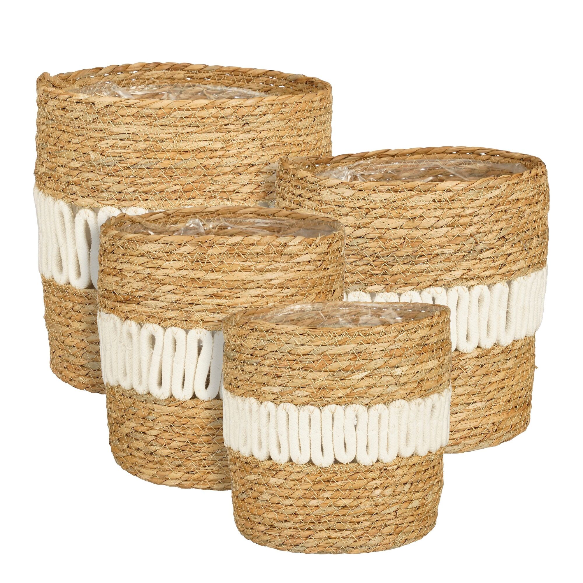 Fernandez mand rond wit set van 4