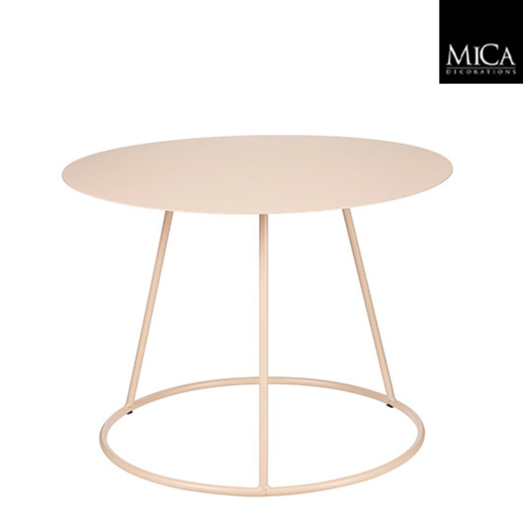 Mita bijzettafel oud roze mat