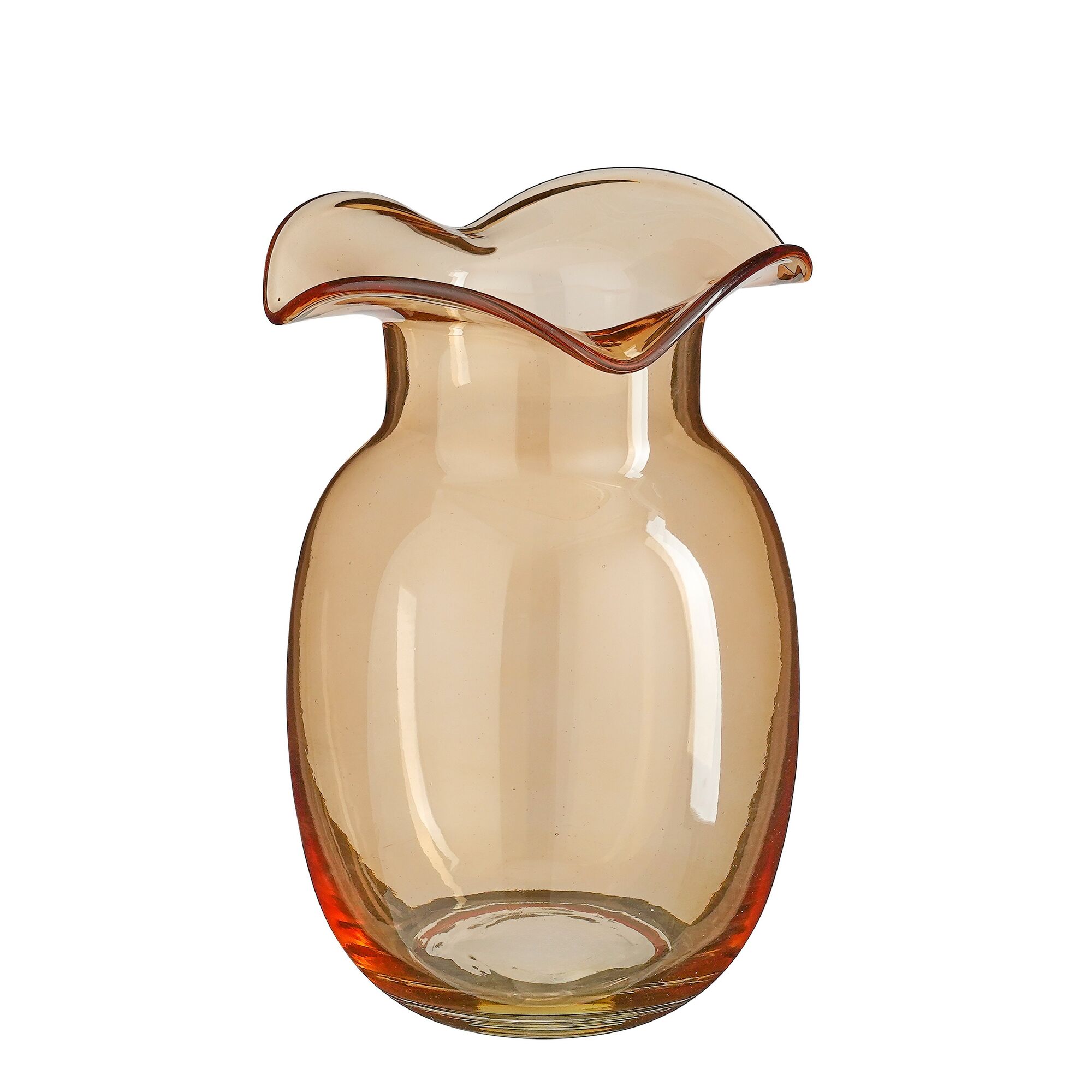 Mira vaas glas oranje