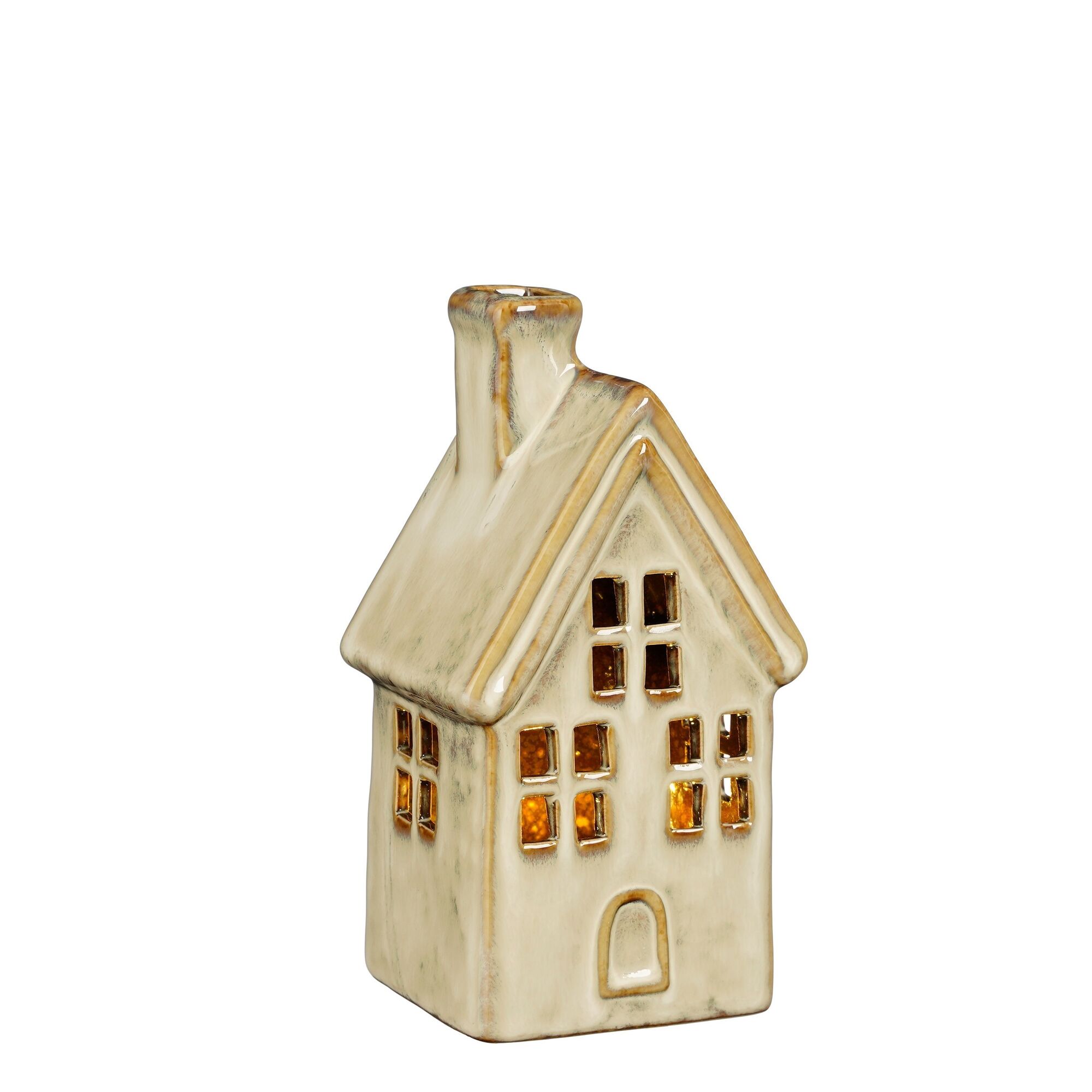 Decoratie huis bruin led battery operated