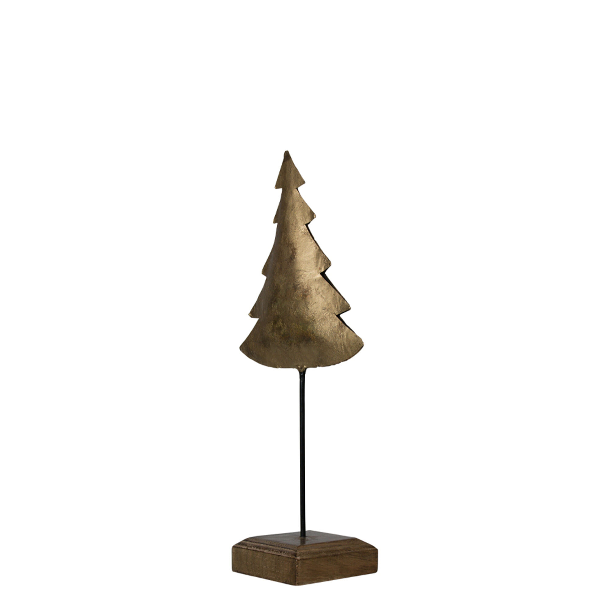 staande kerstboom goud