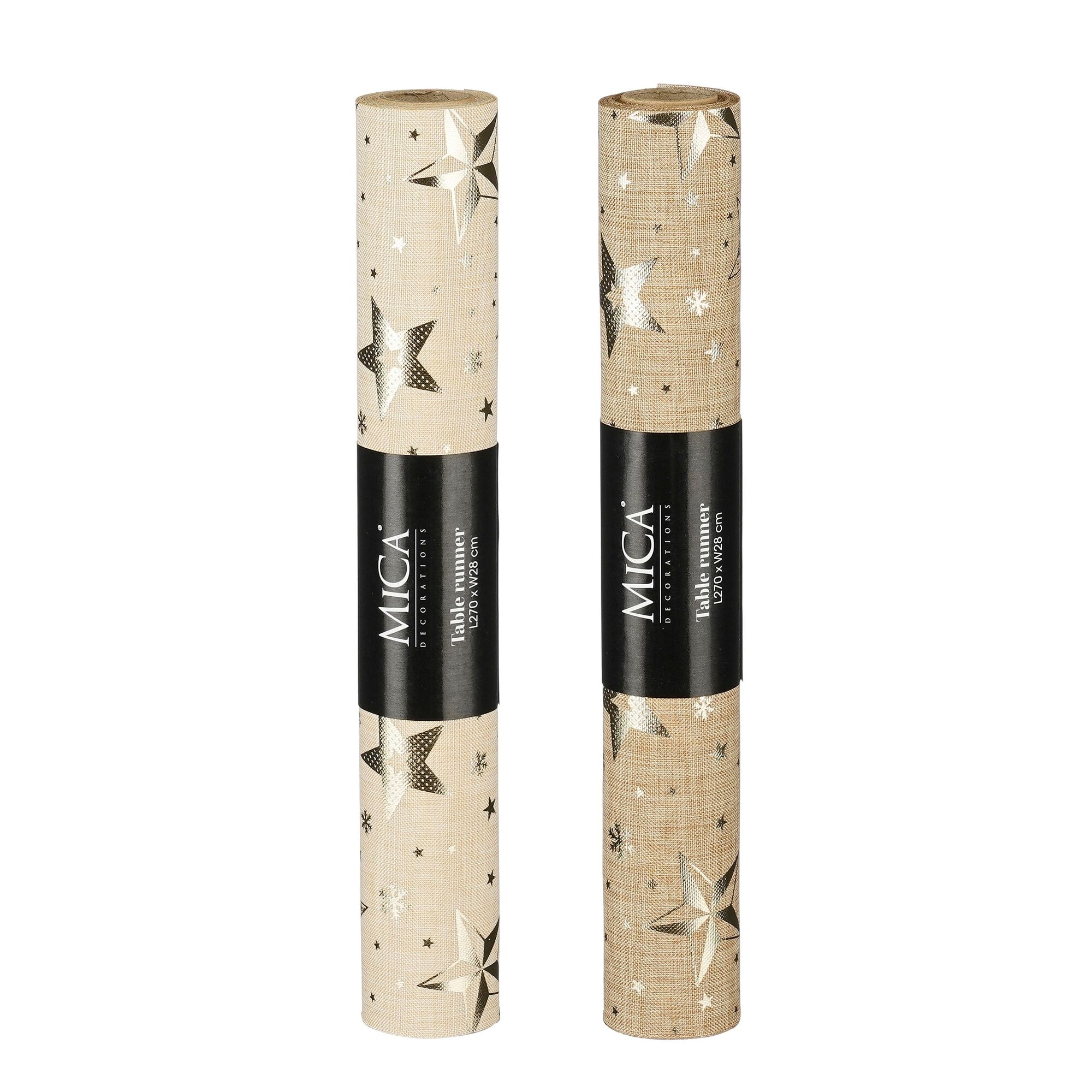 Tafelloper creme l.bruin 2 assorti display