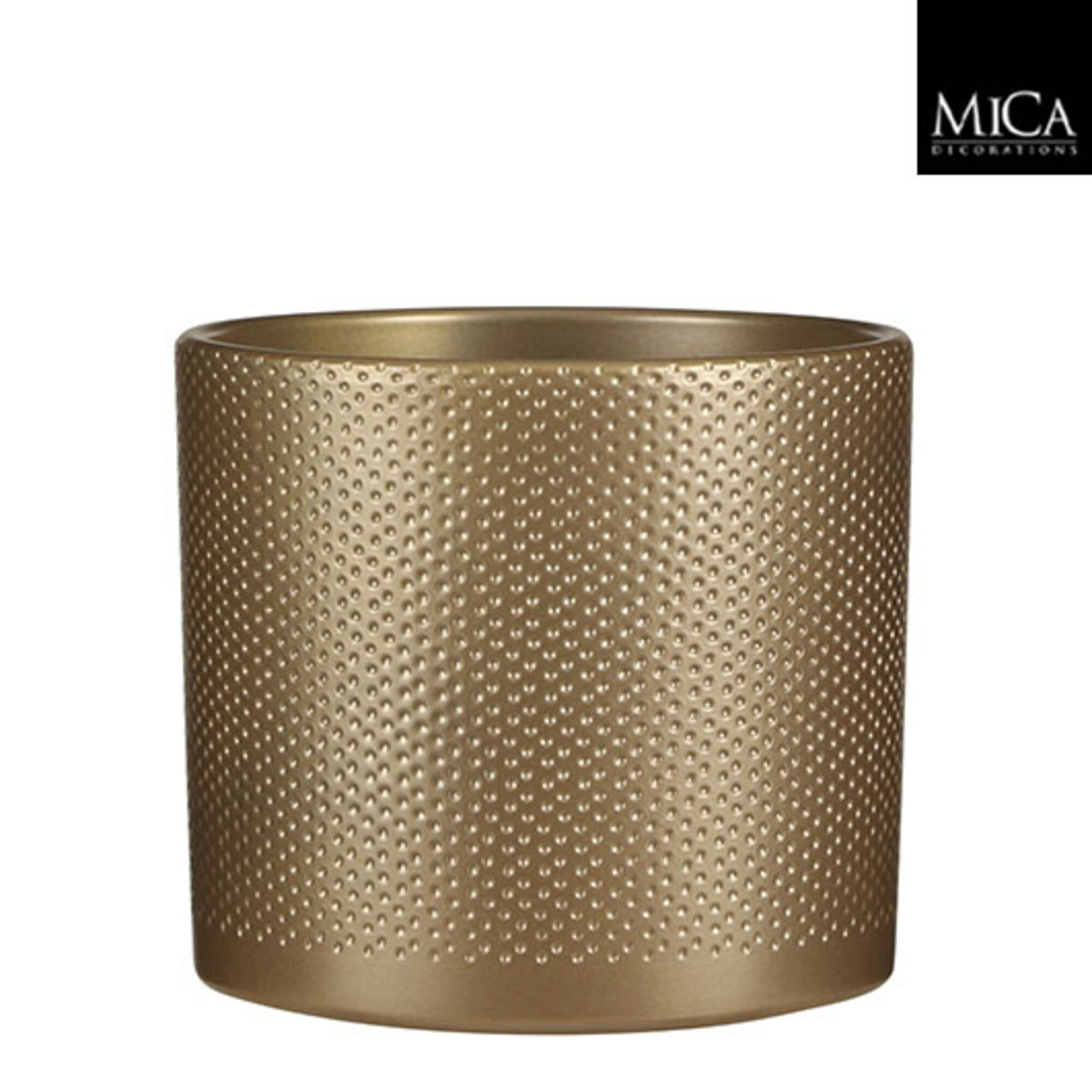 Era pot rond goud relief