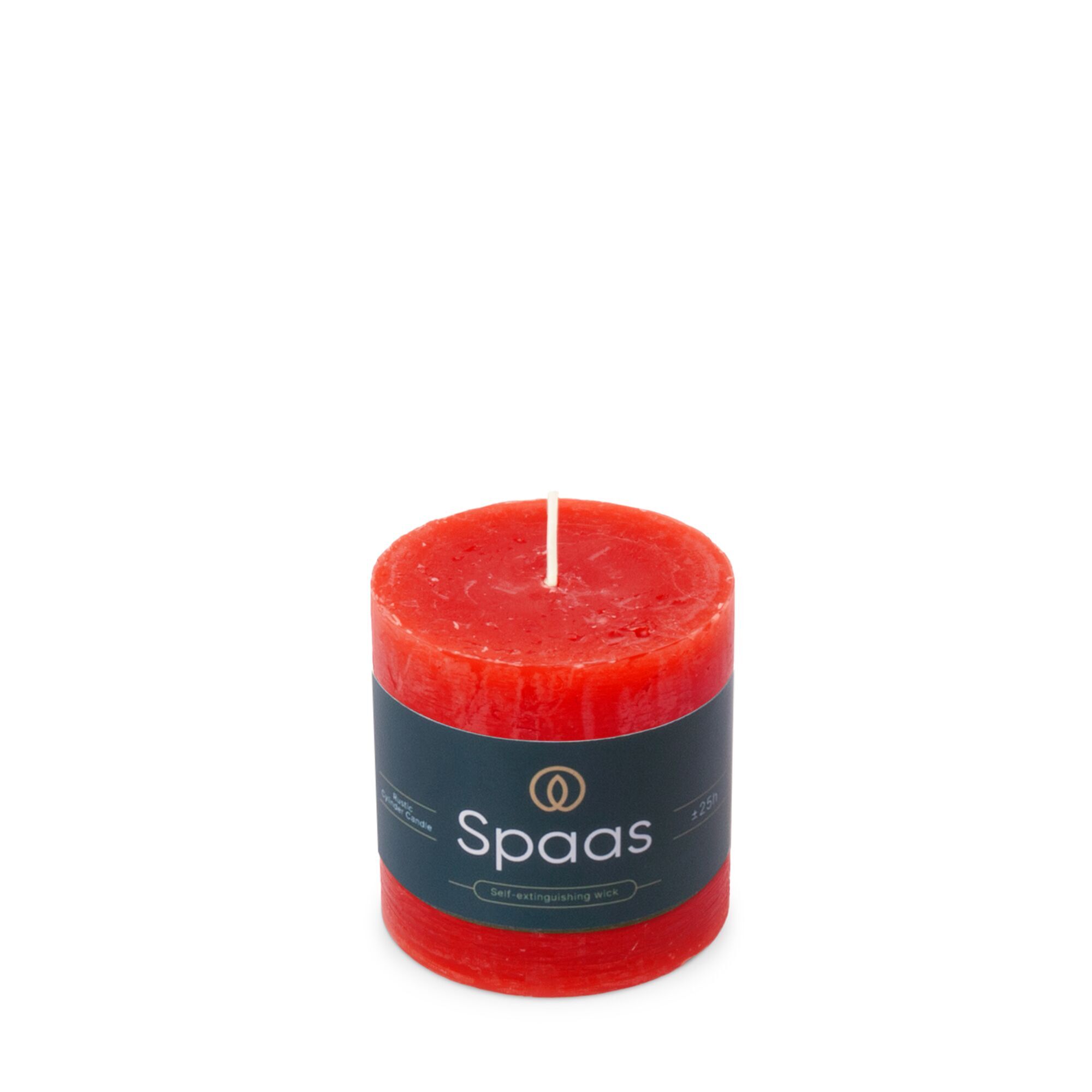 Rustieke Kaars 70/70mm - rood