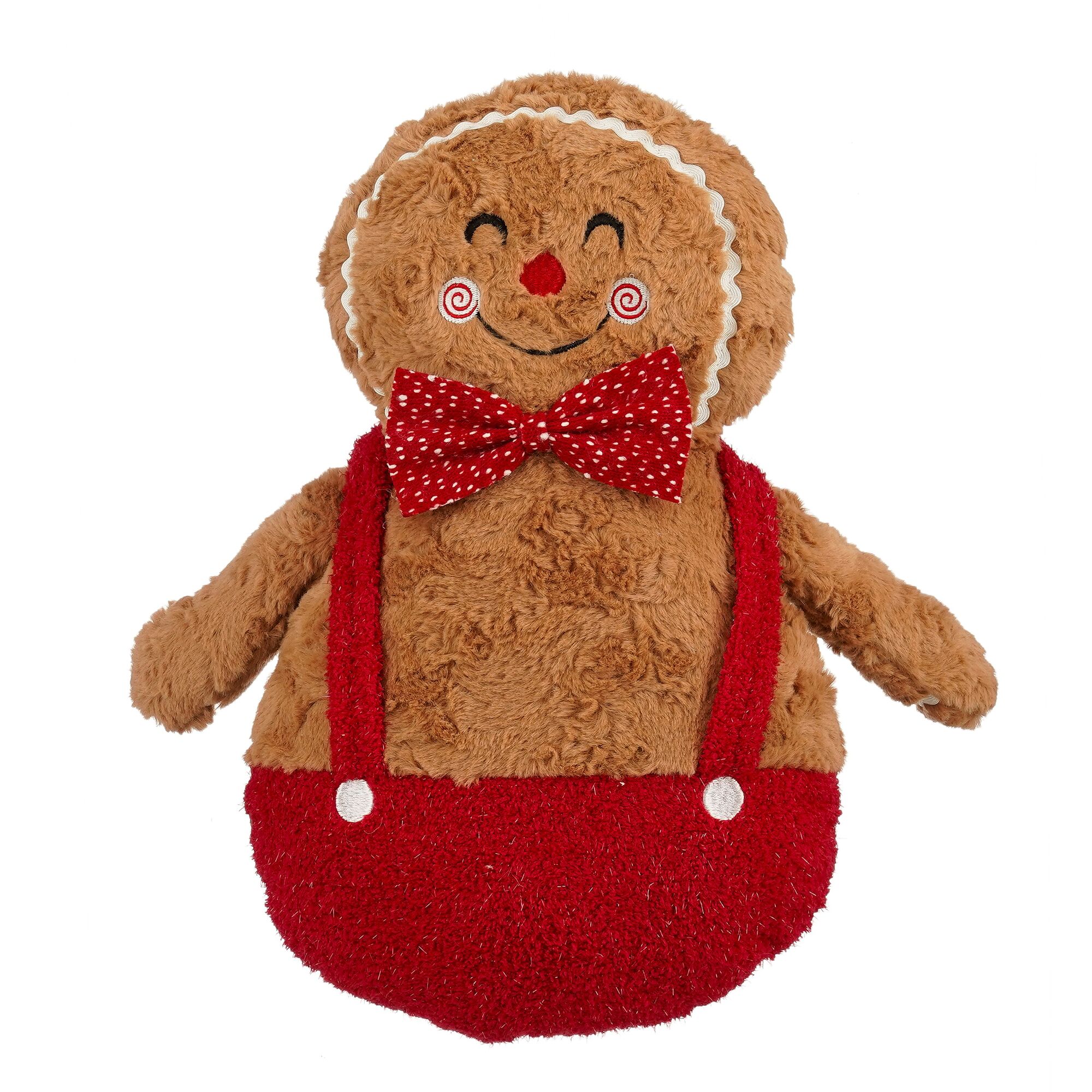 Kussen peperkoek jongen bruin