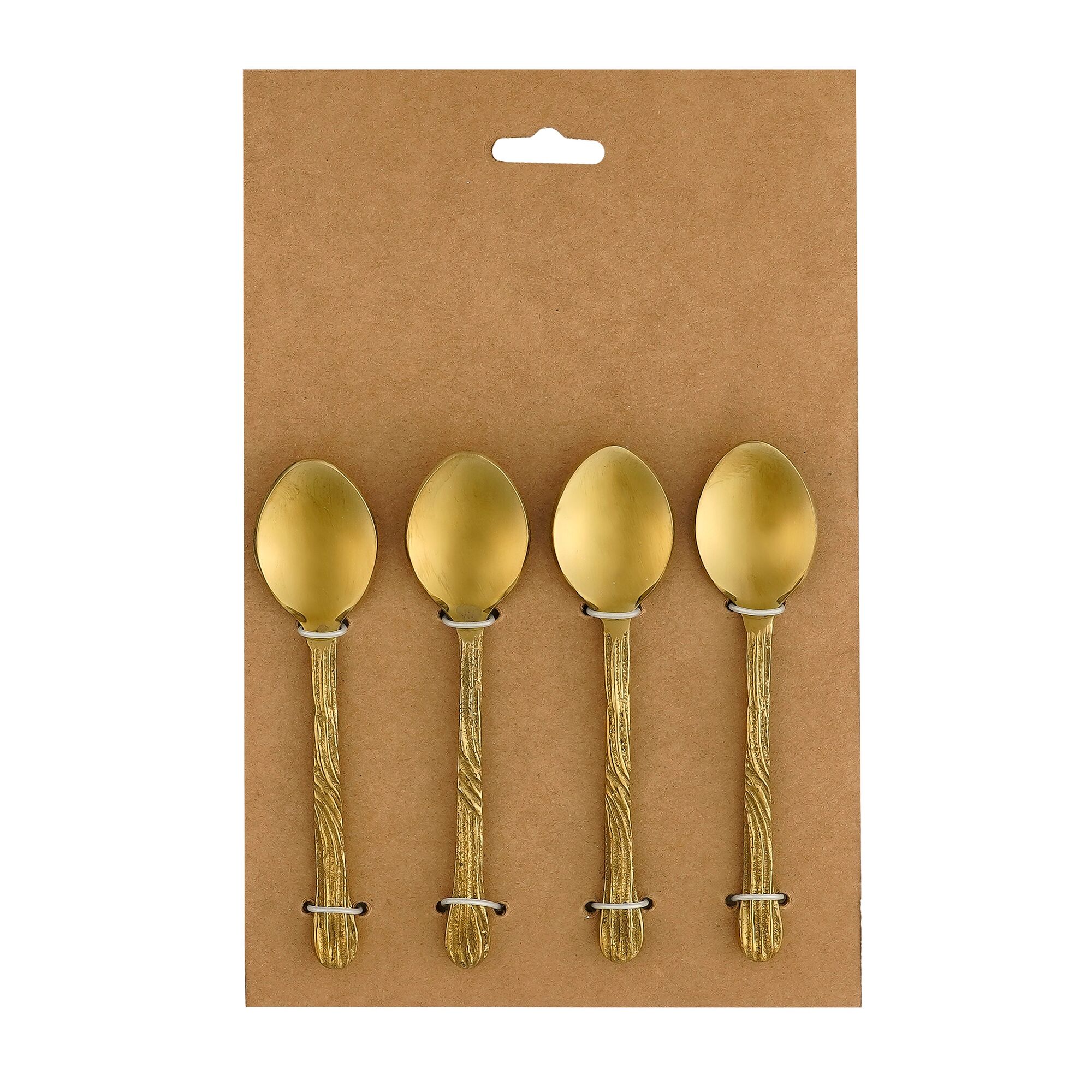 Onda lepel goud 4 stuks