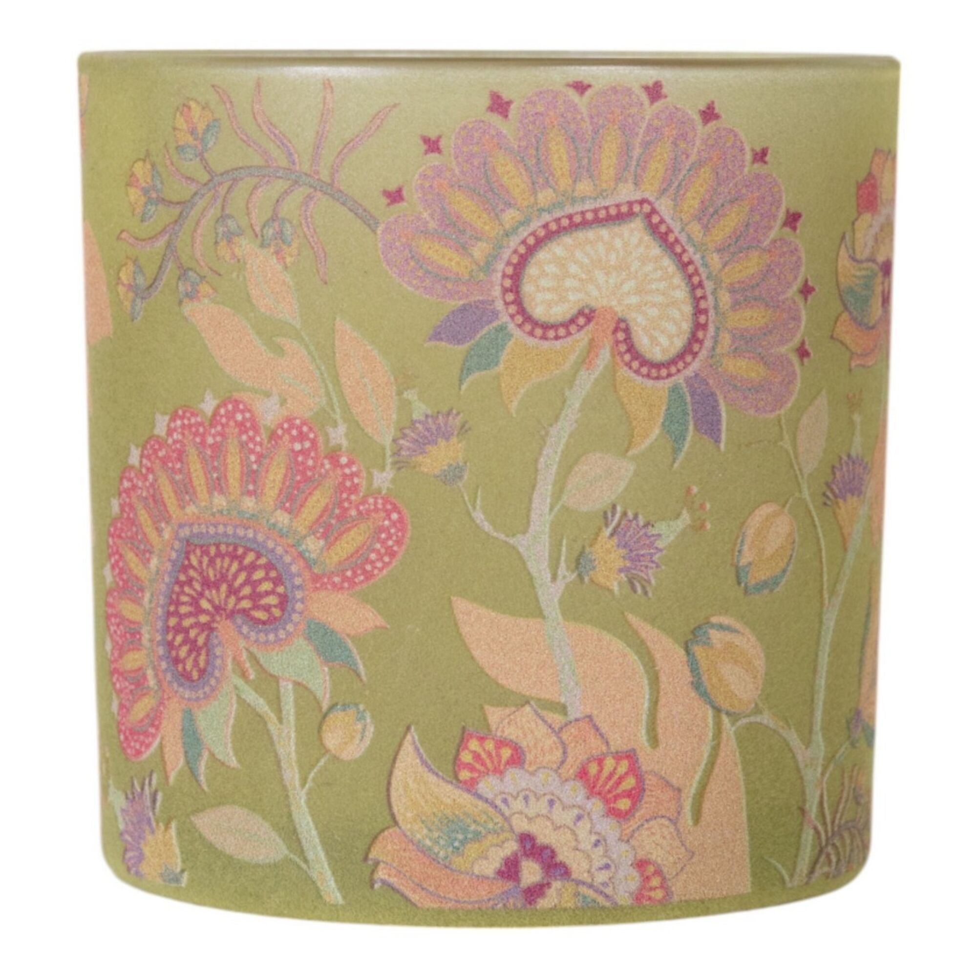 Theelichthouder neon bloemen medium