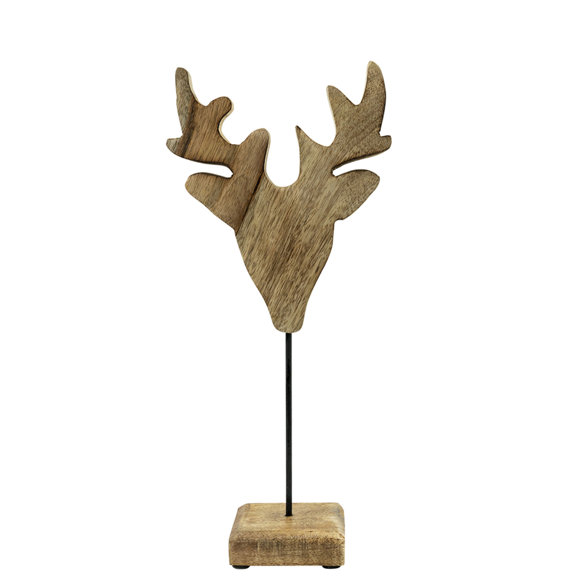 staand hert mango hout