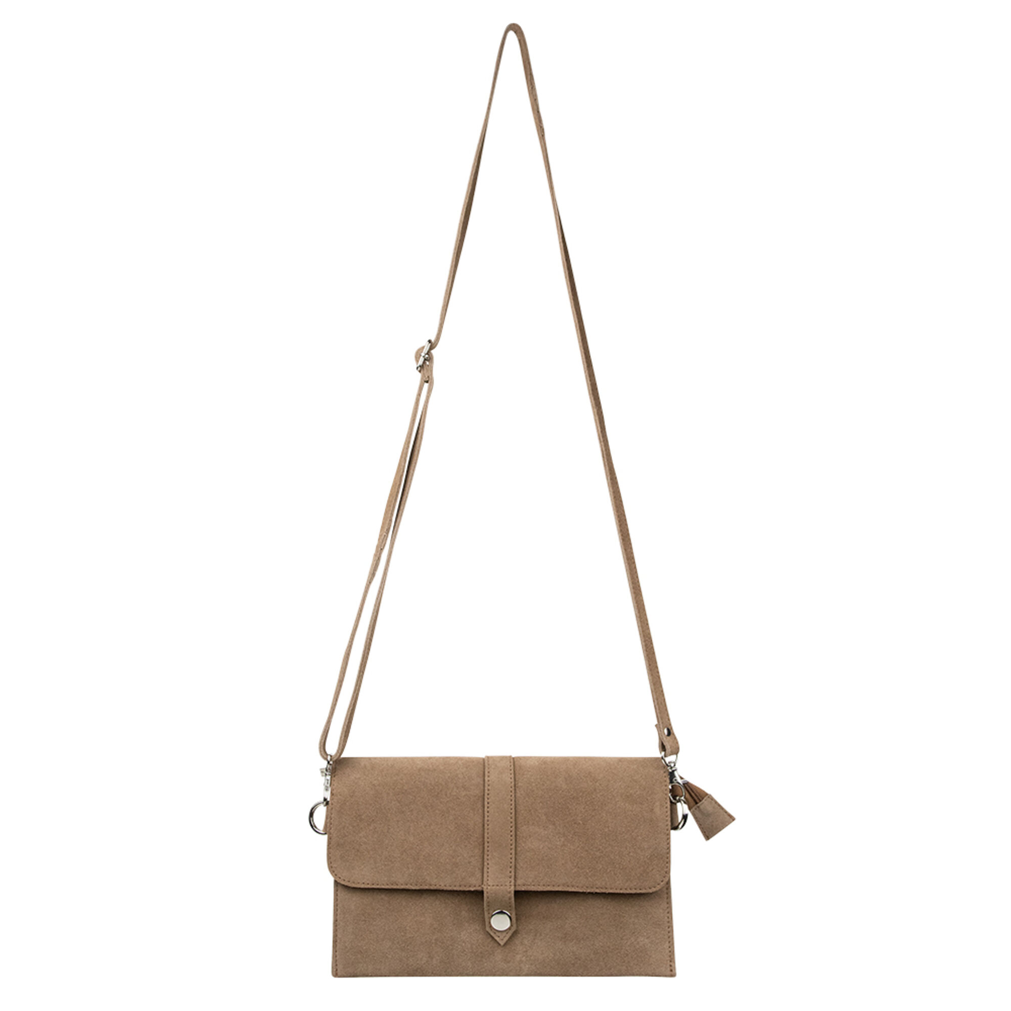 crossbody tas envelop bruin
