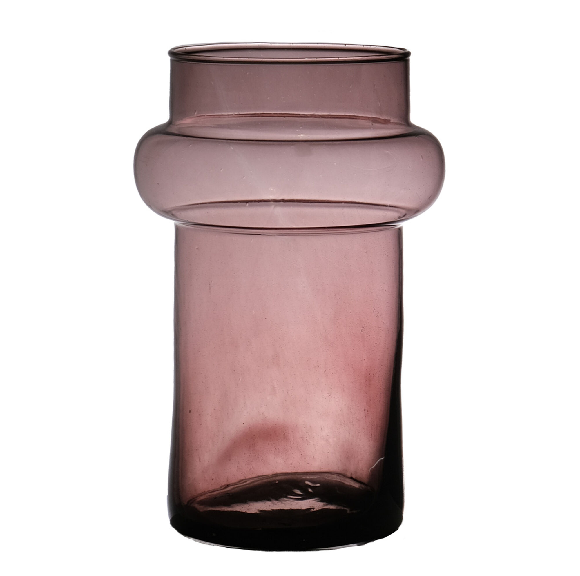 Lune mondgeblazen Recycled Vaas paars