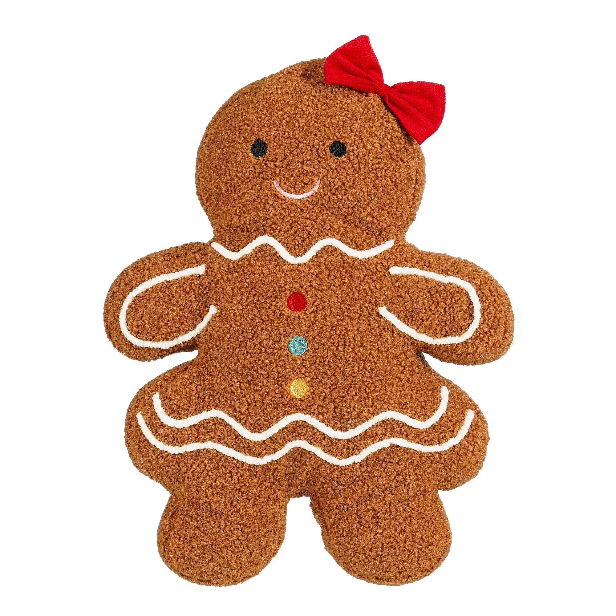 Kussen peperkoek bruin